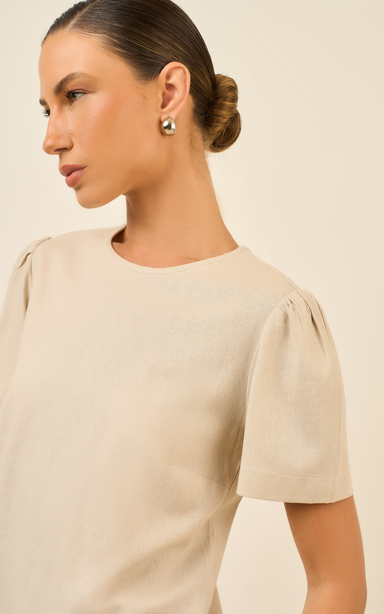 Blusa Com Manga Soft Rafia