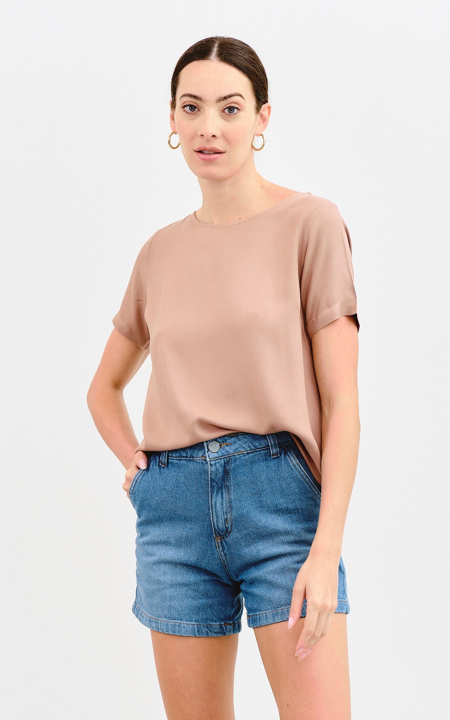 Blusa Cool Folk Nude