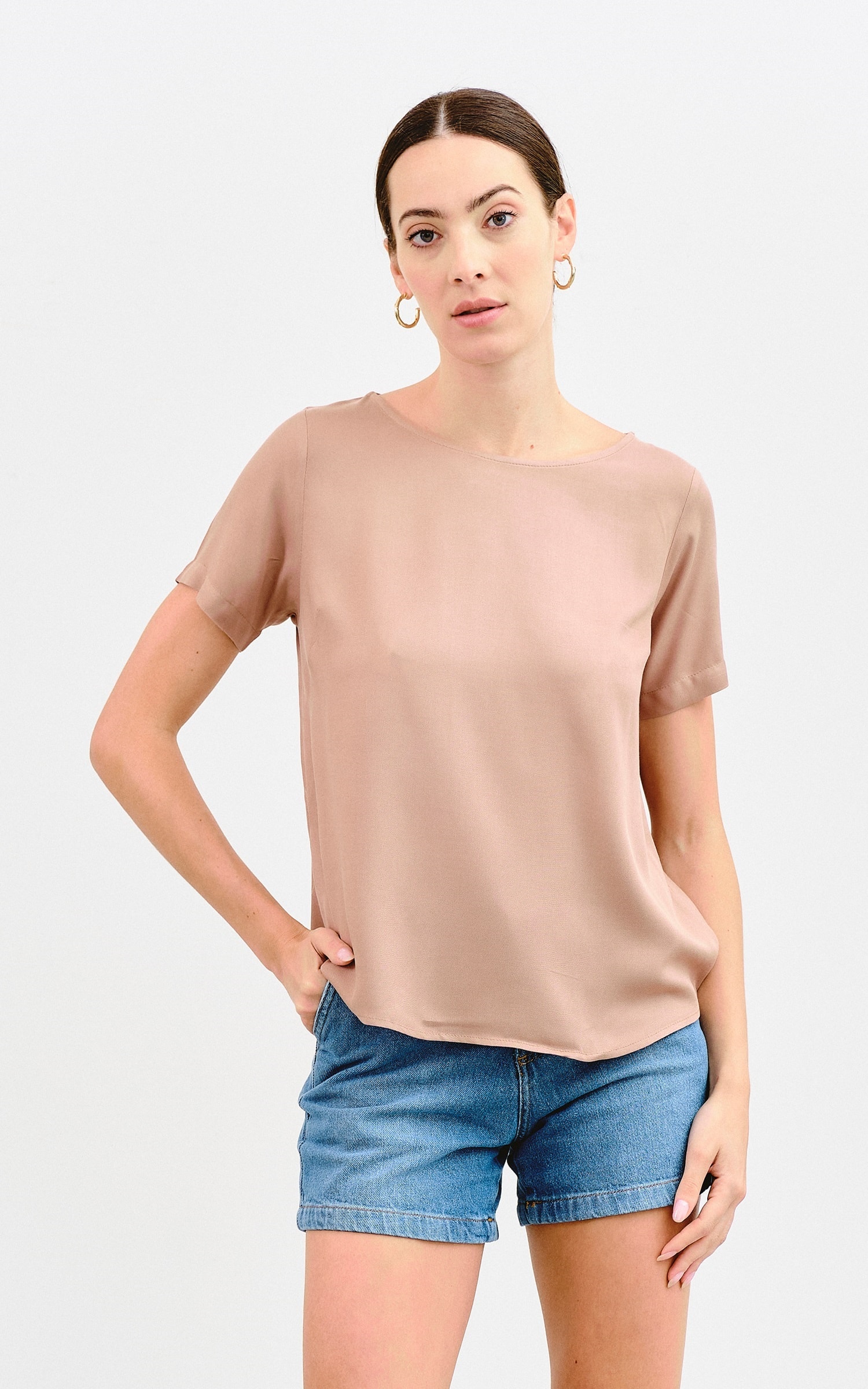 Blusa Cool Folk Nude