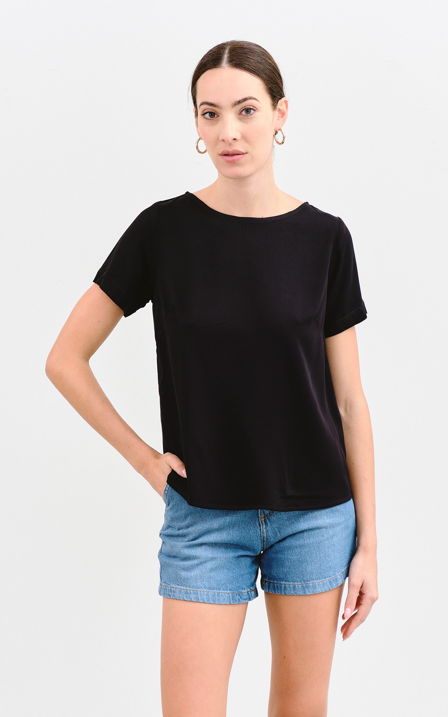 Blusa Cool Folk Preto