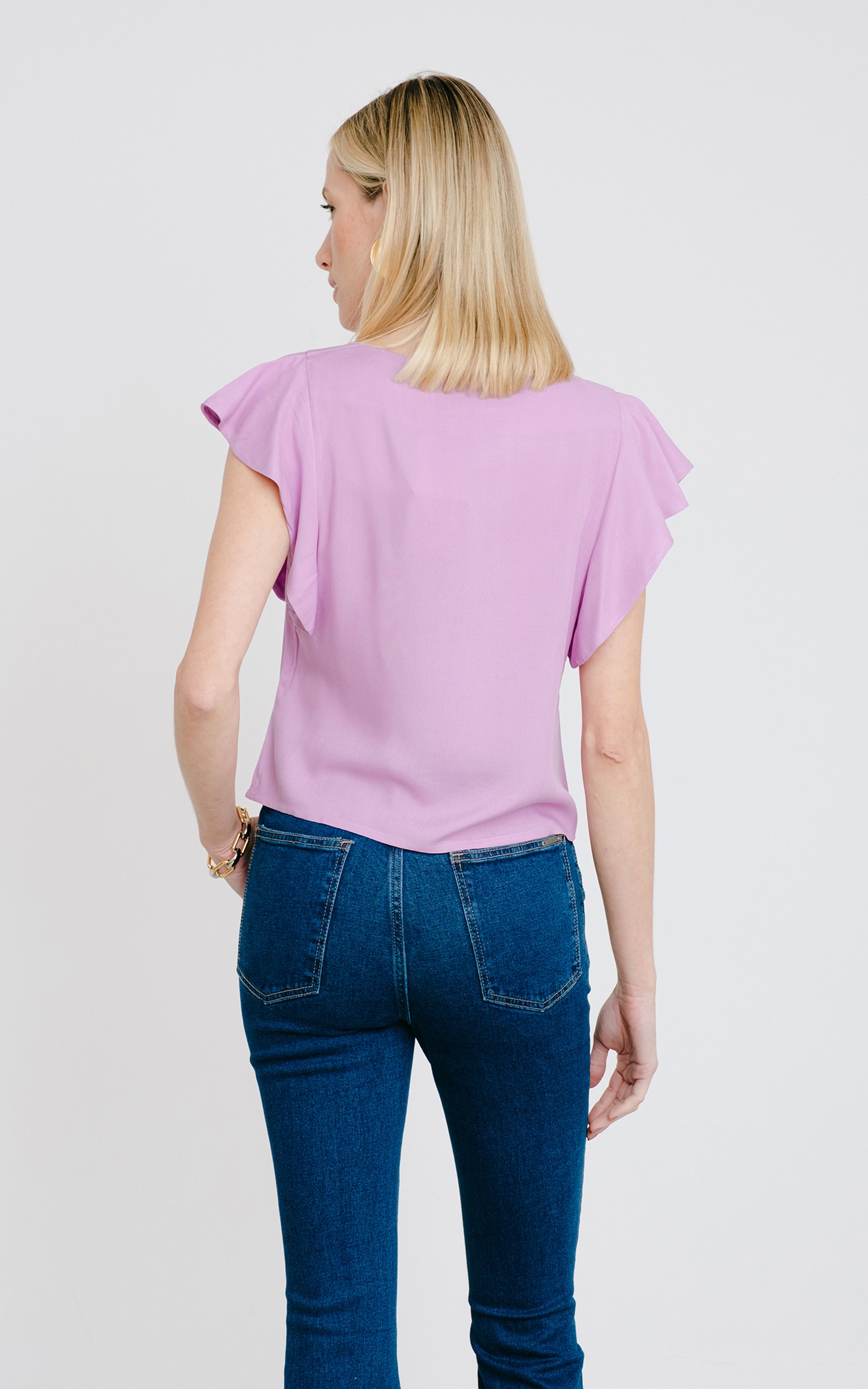 Blusa Cordel Lavanda