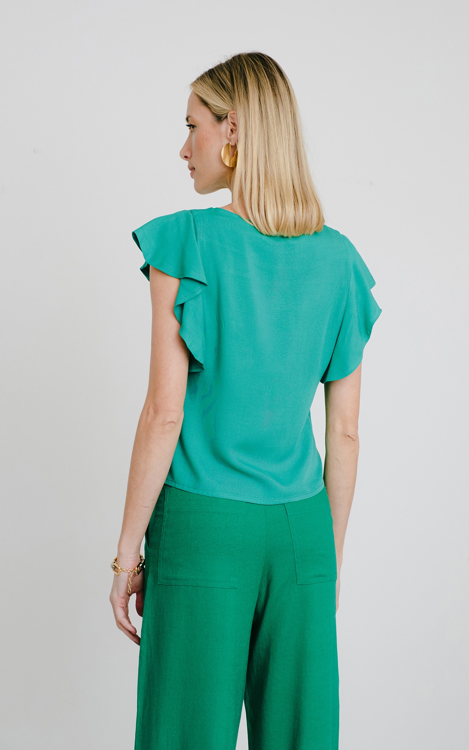 Blusa Cordel Verde
