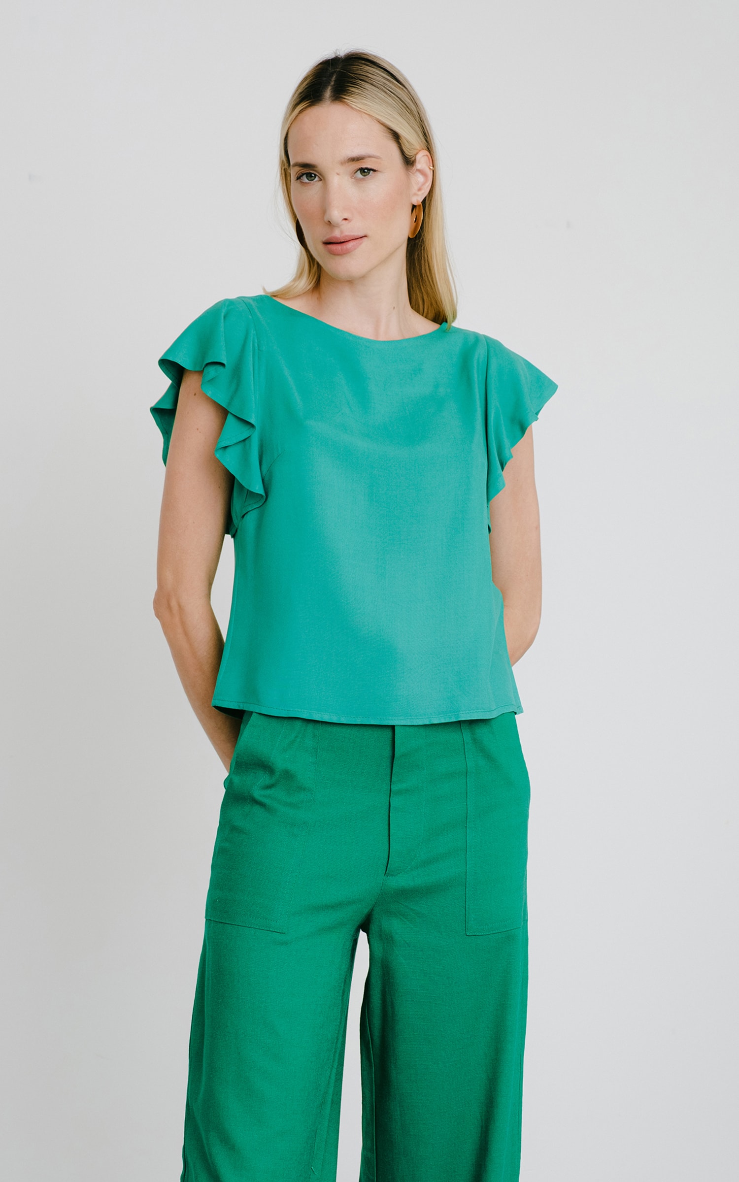 Blusa Cordel Verde