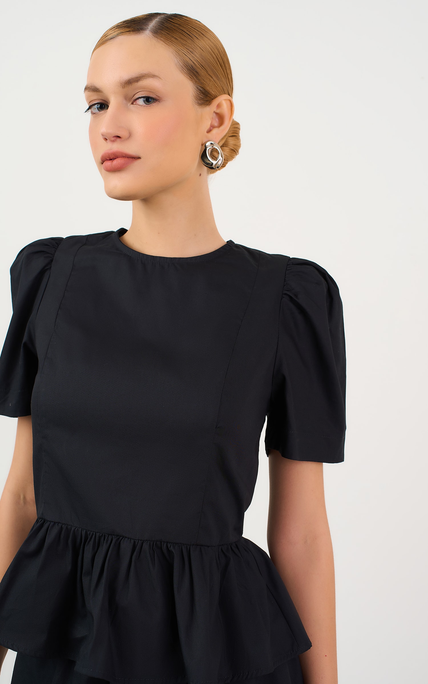Blusa Crema Preto