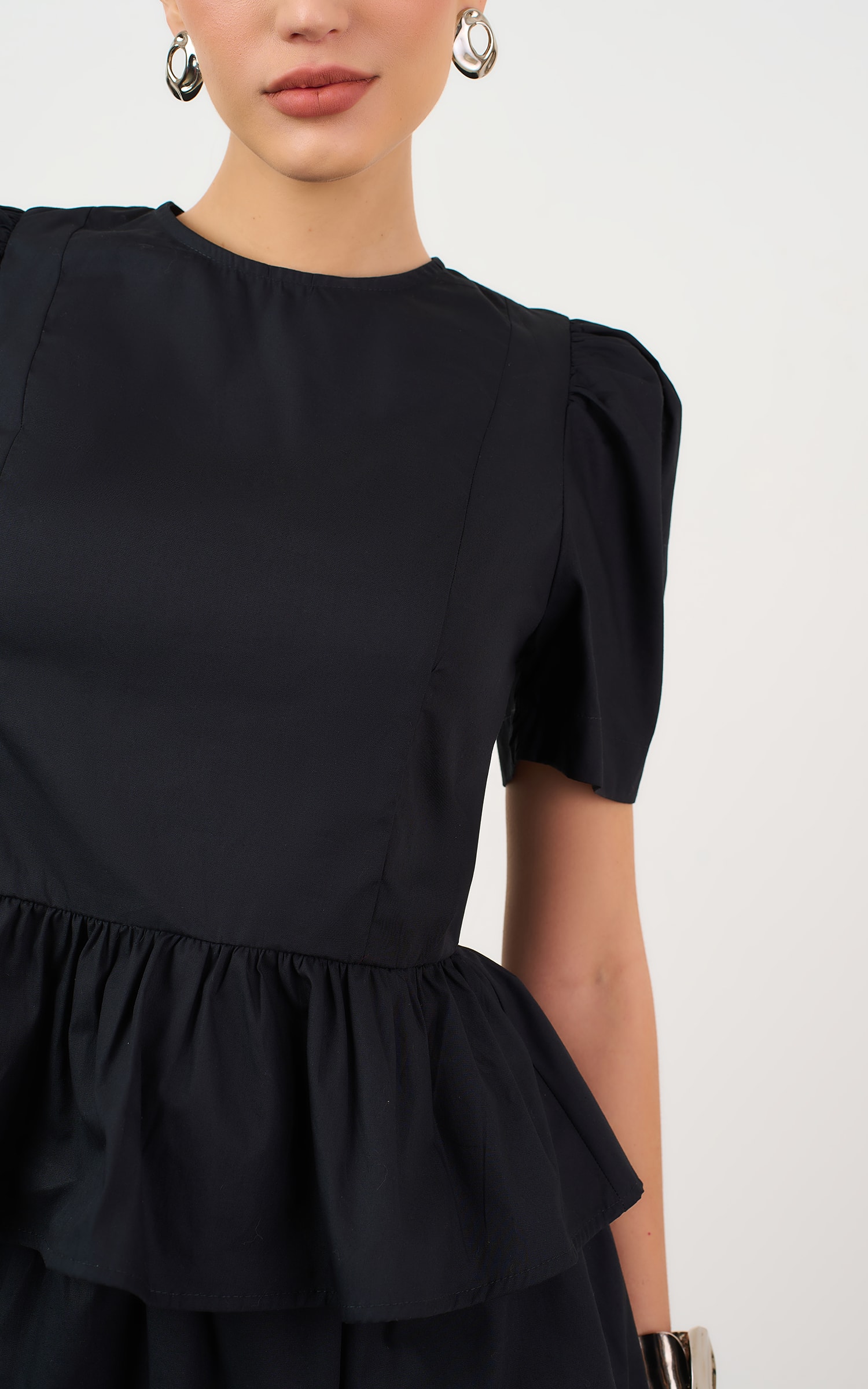 Blusa Crema Preto
