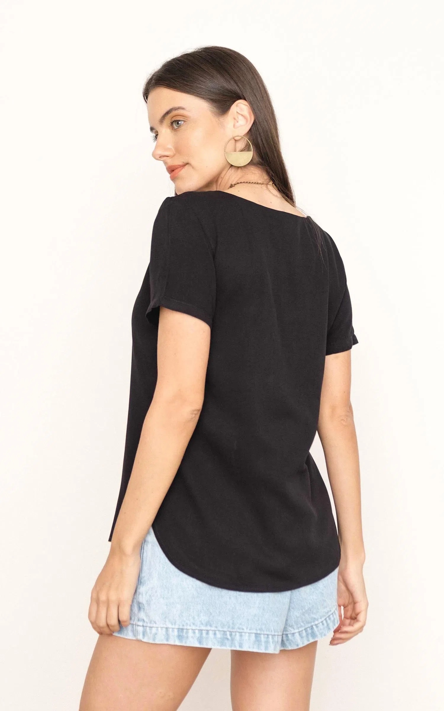 Blusa Creta Preto