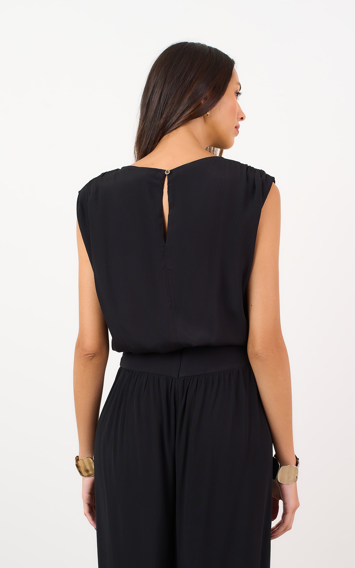 Blusa Cropped Glace Preto