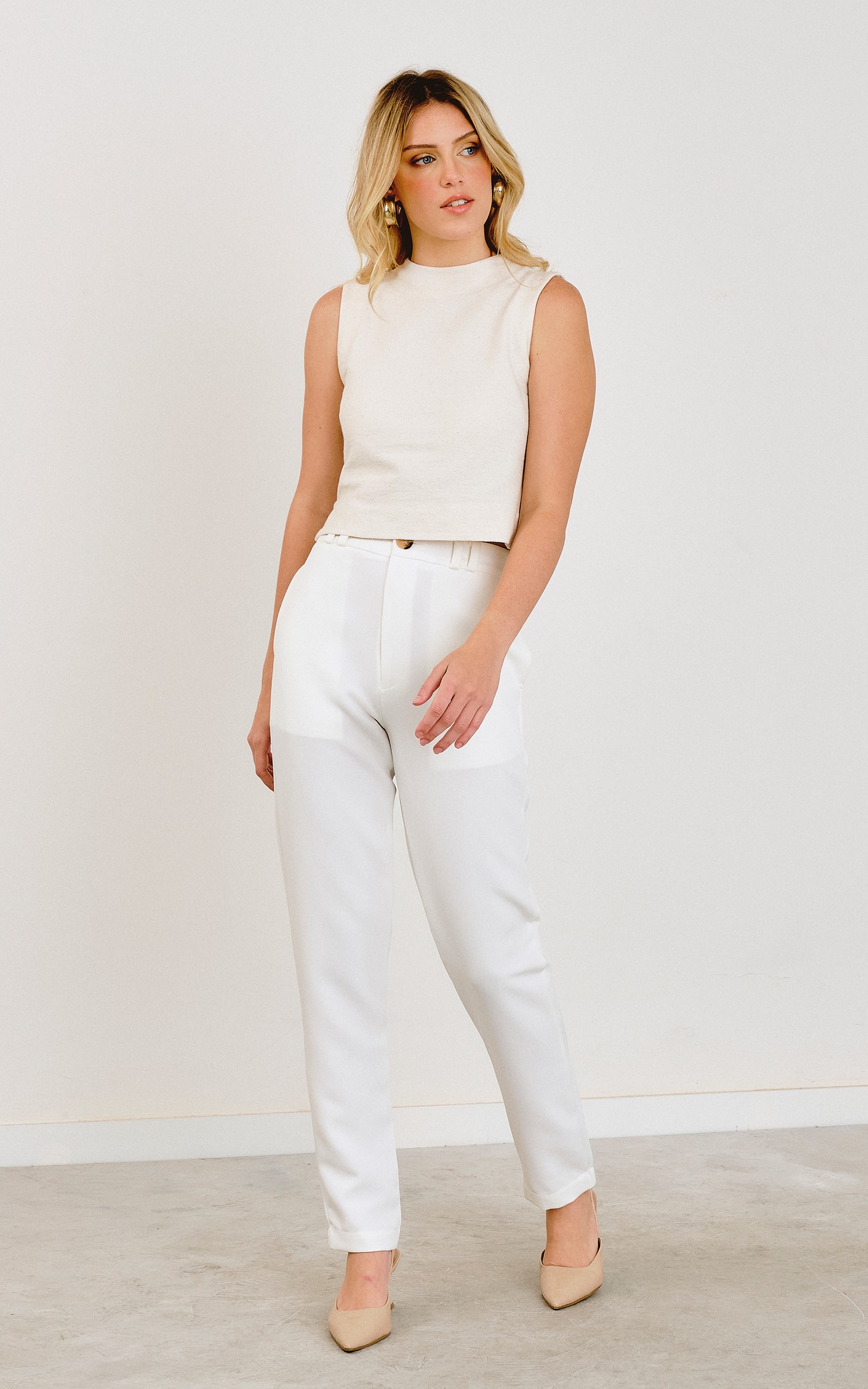 Blusa Cropped Moletom Sarjado Cru