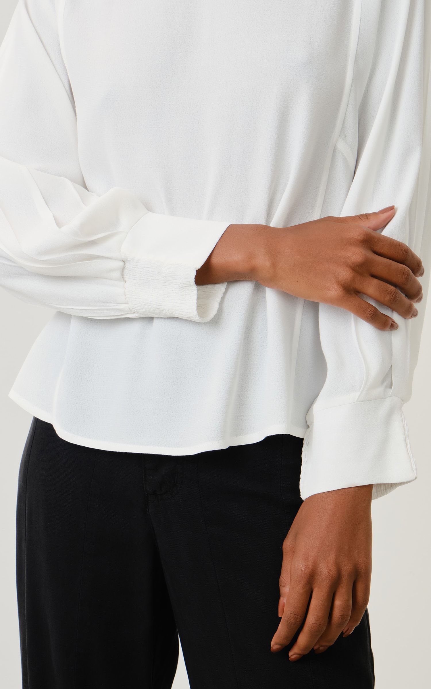 Blusa Decote Canoa River Off White
