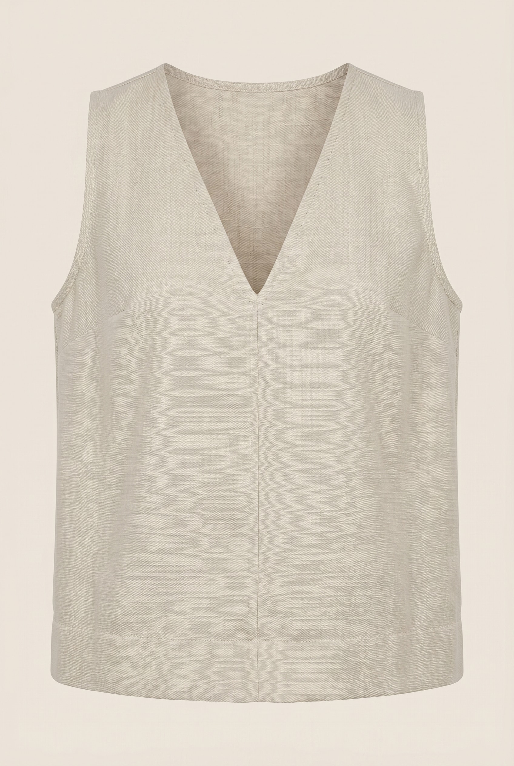 Blusa Decote v Deep Areia