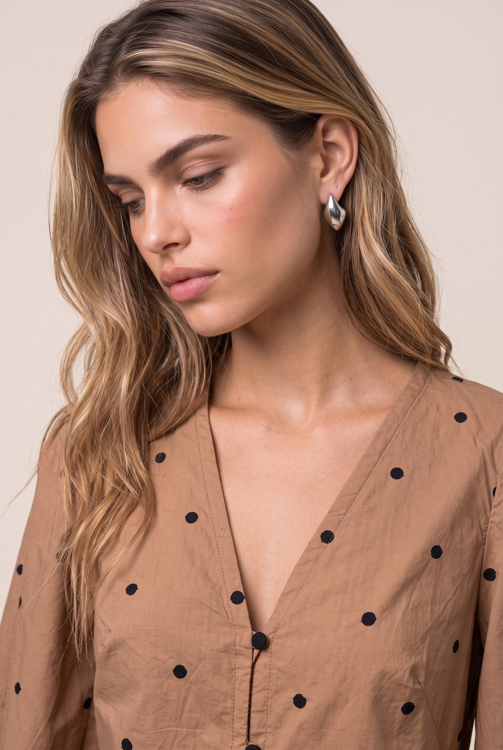 Blusa Detalhe Amarração Vital Caqui