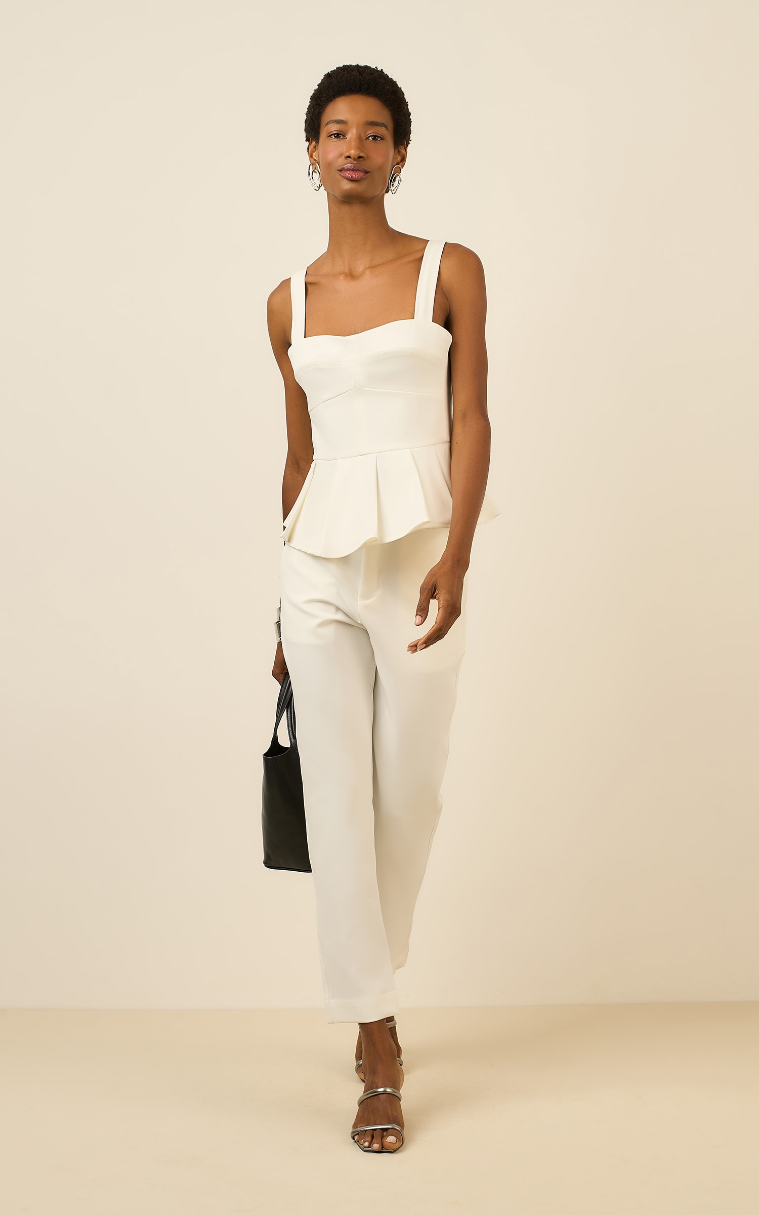 Blusa Detalhe Assimetrico Cultural Off White
