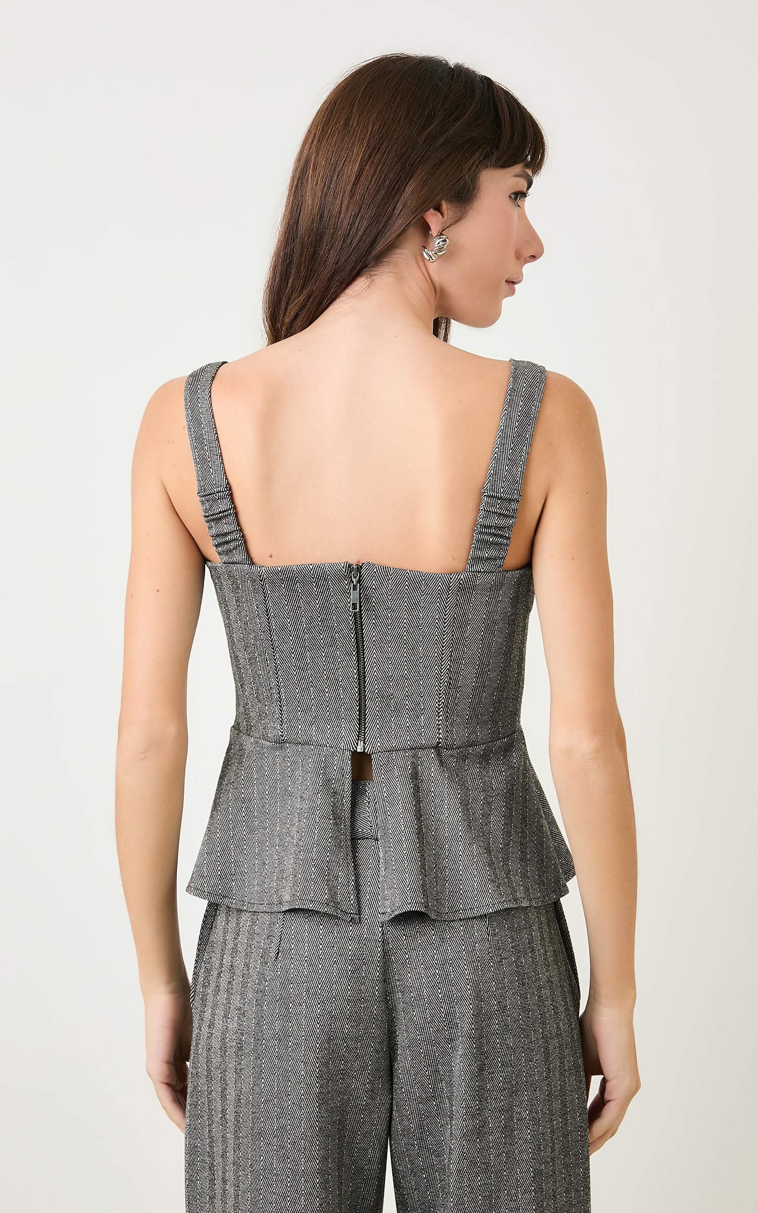Blusa Detalhe Busto Inox P/b