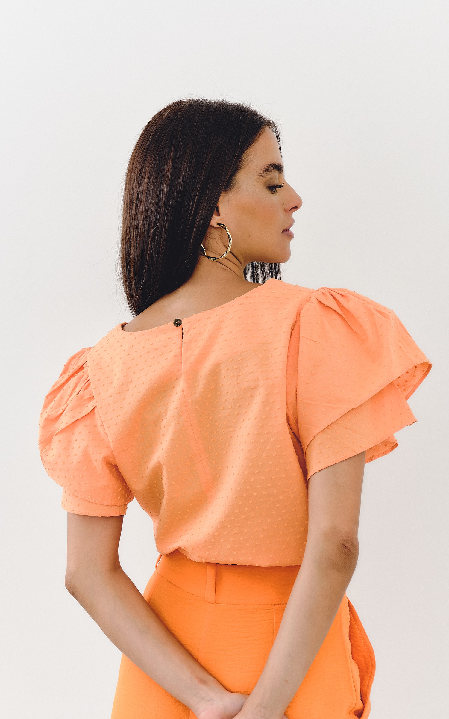 Blusa Dots Laranja