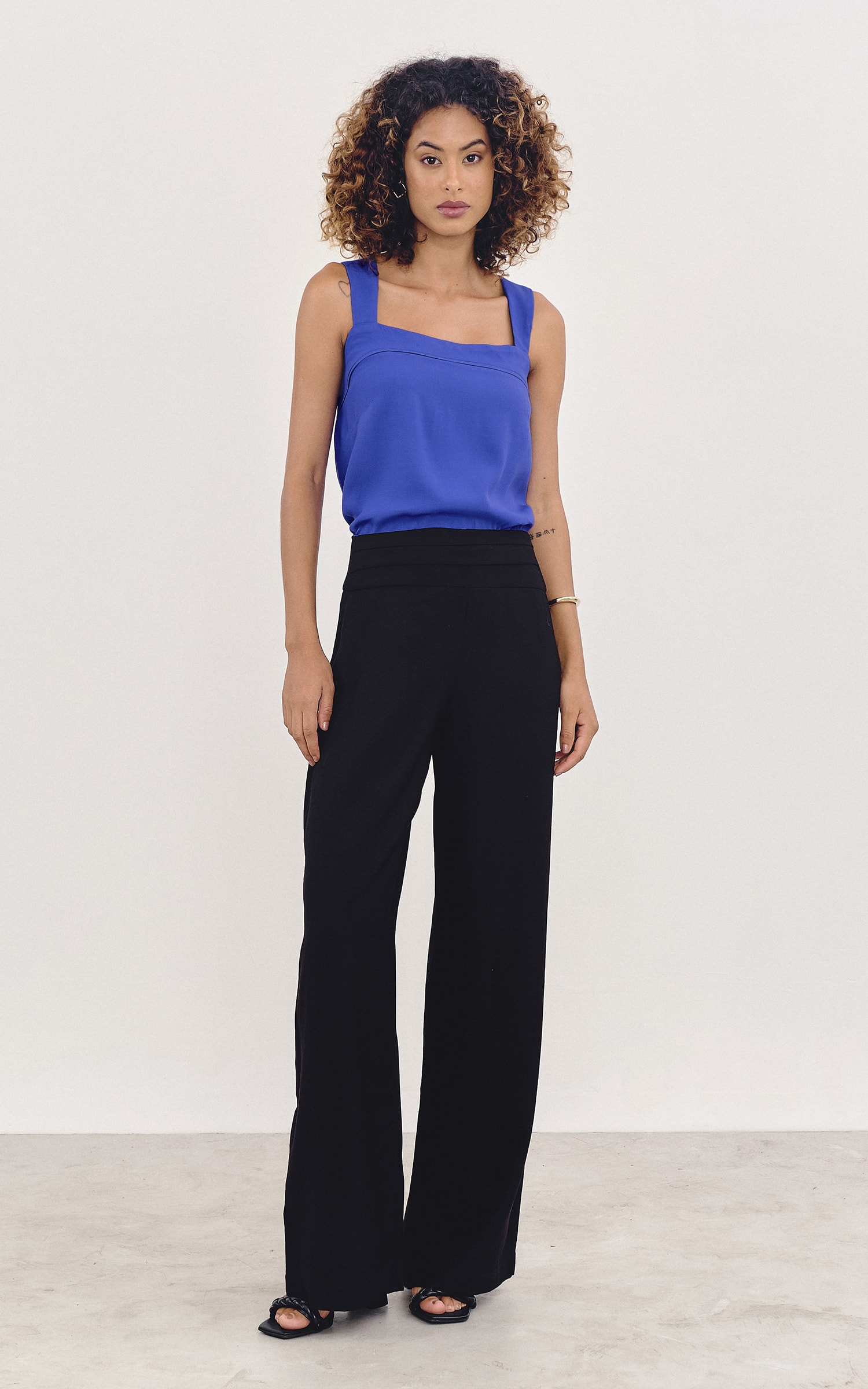 Blusa Duo || Azul Royal