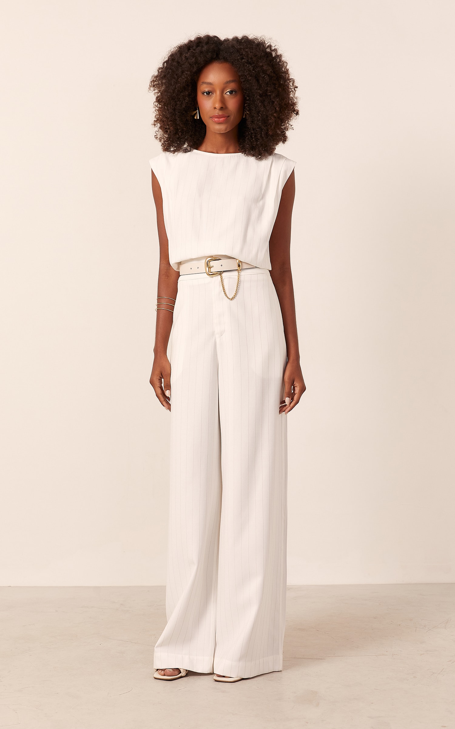 Blusa Elemento Básica Off White