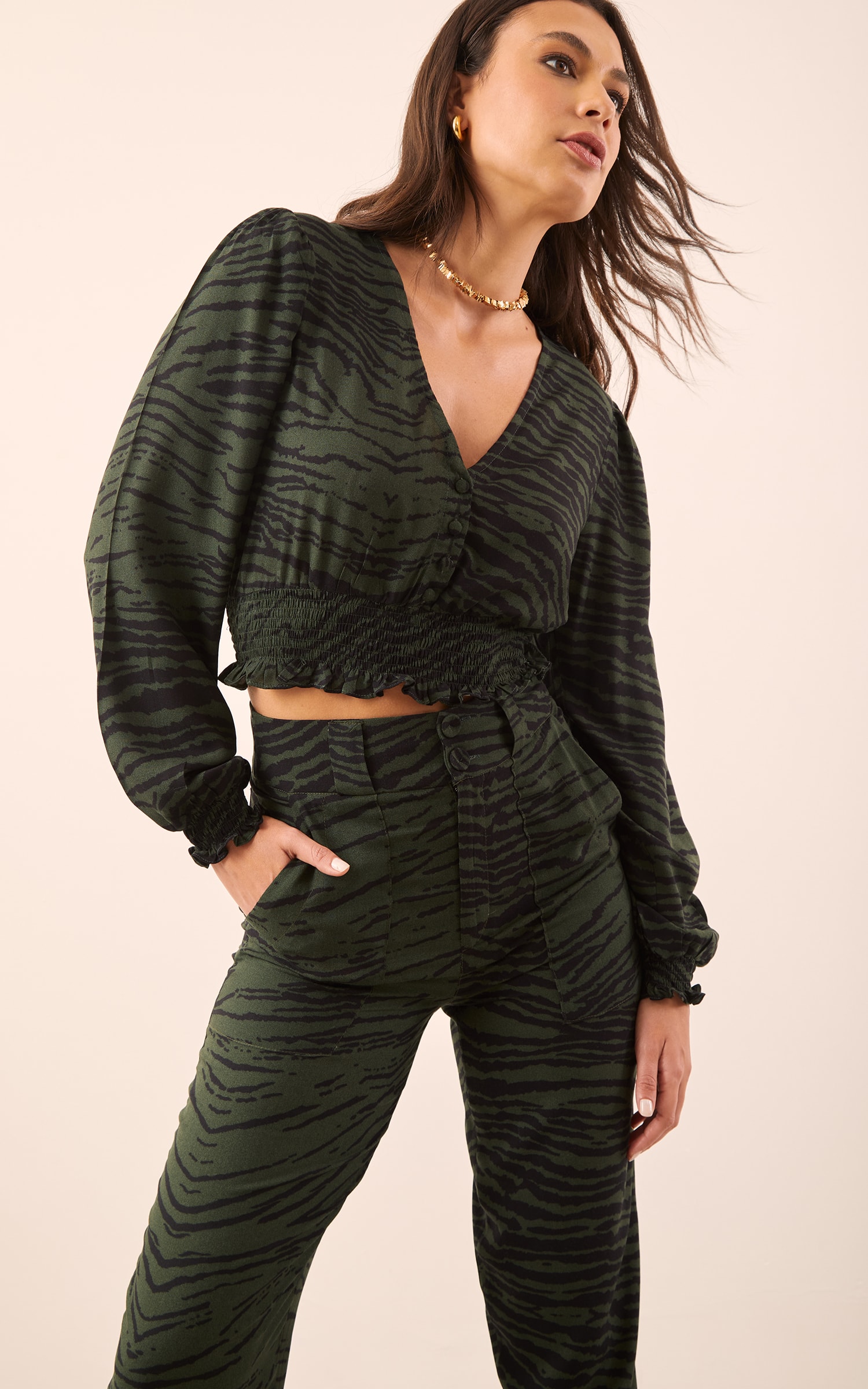 Blusa Estampa Electro