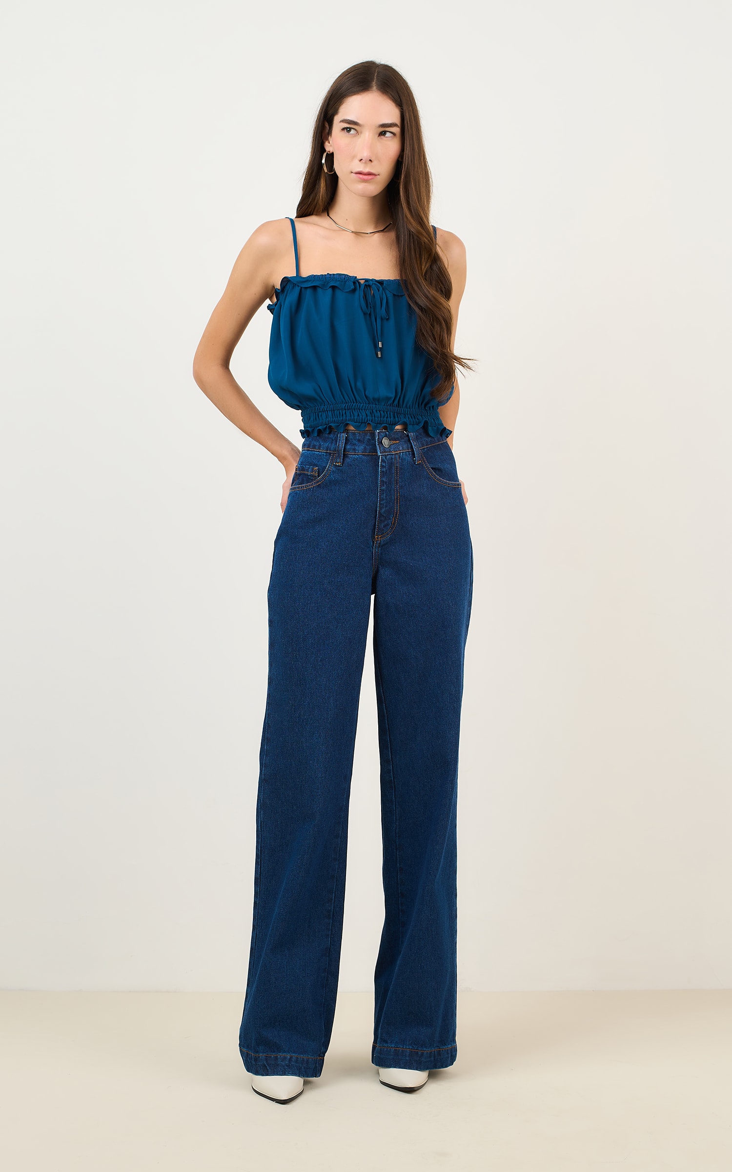 Blusa Franzida River Cobalto