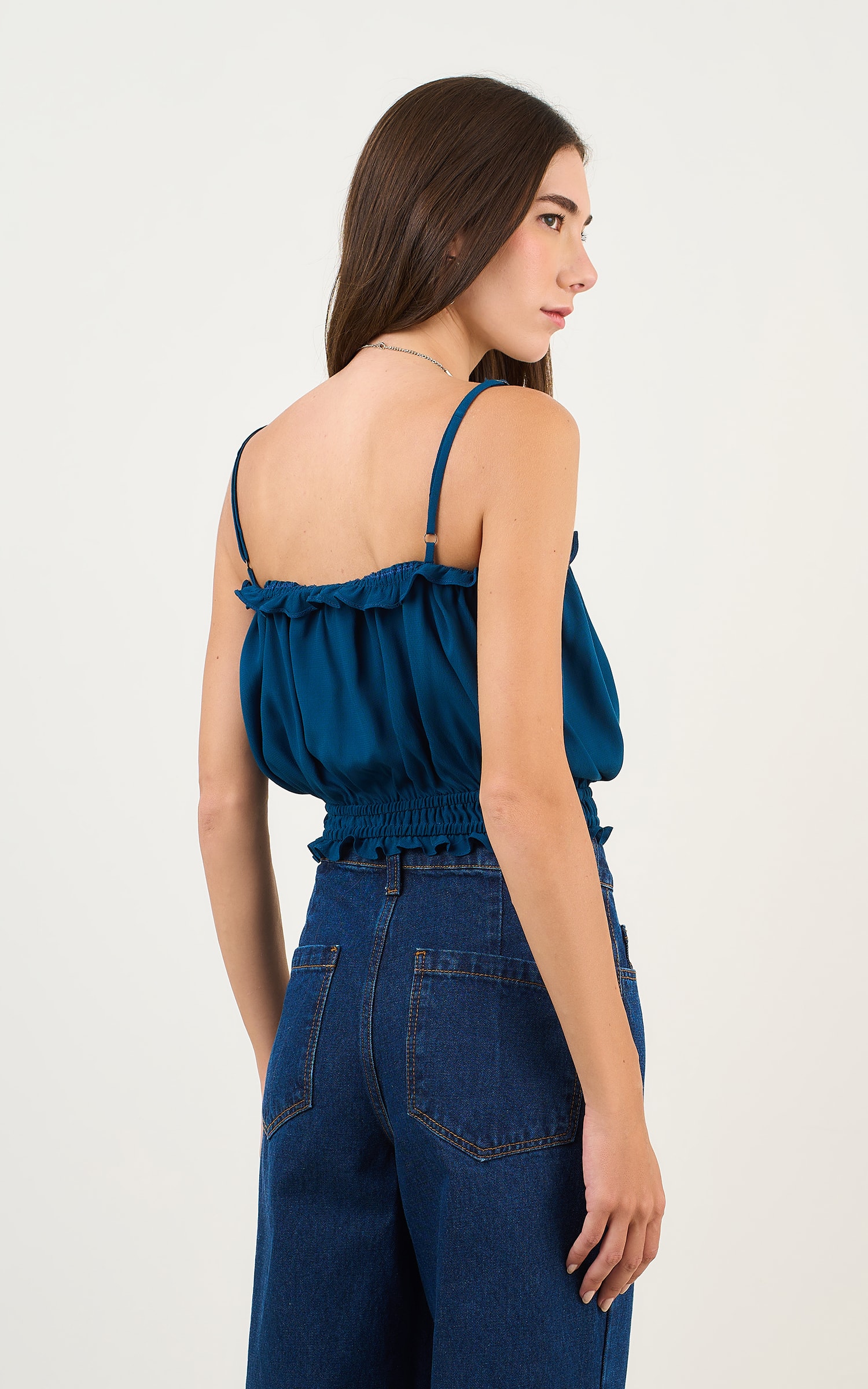 Blusa Franzida River Cobalto
