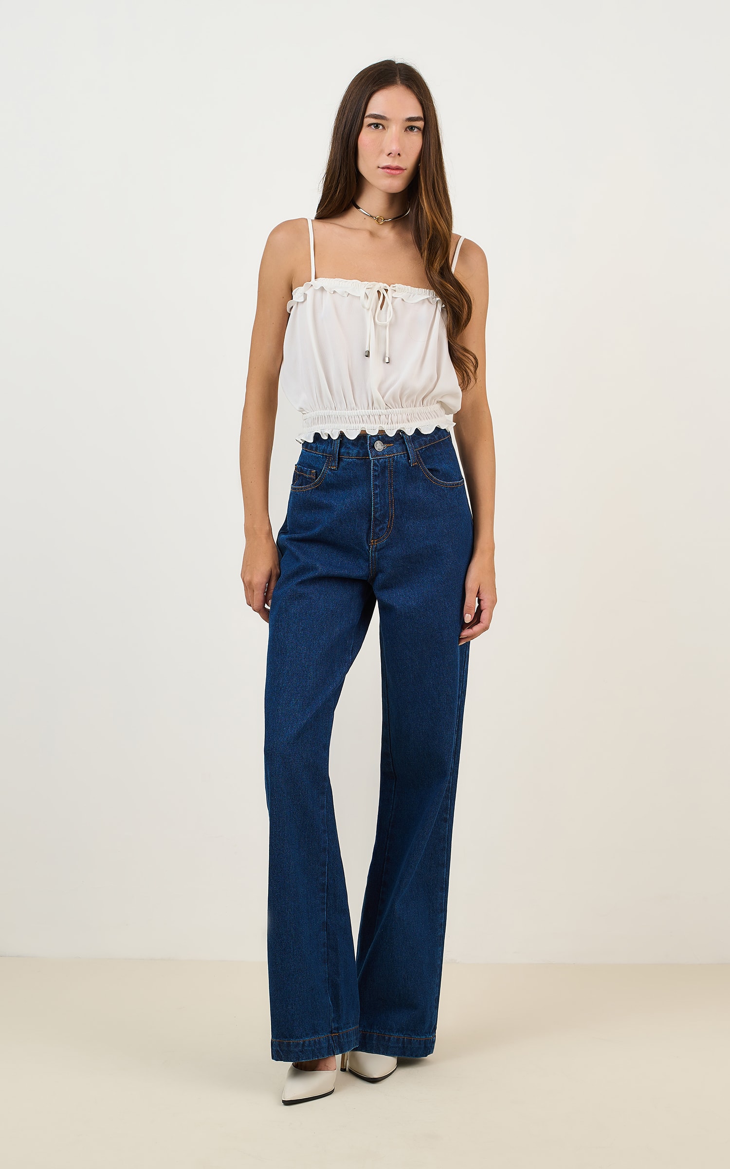 Blusa Franzida River Off White