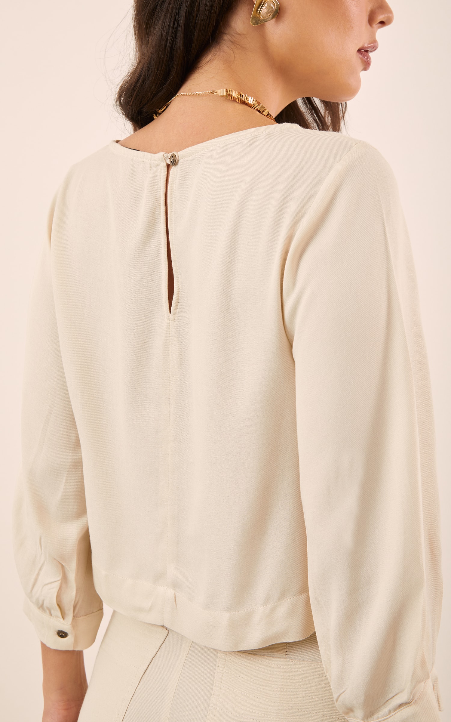 Blusa Gaia Areia