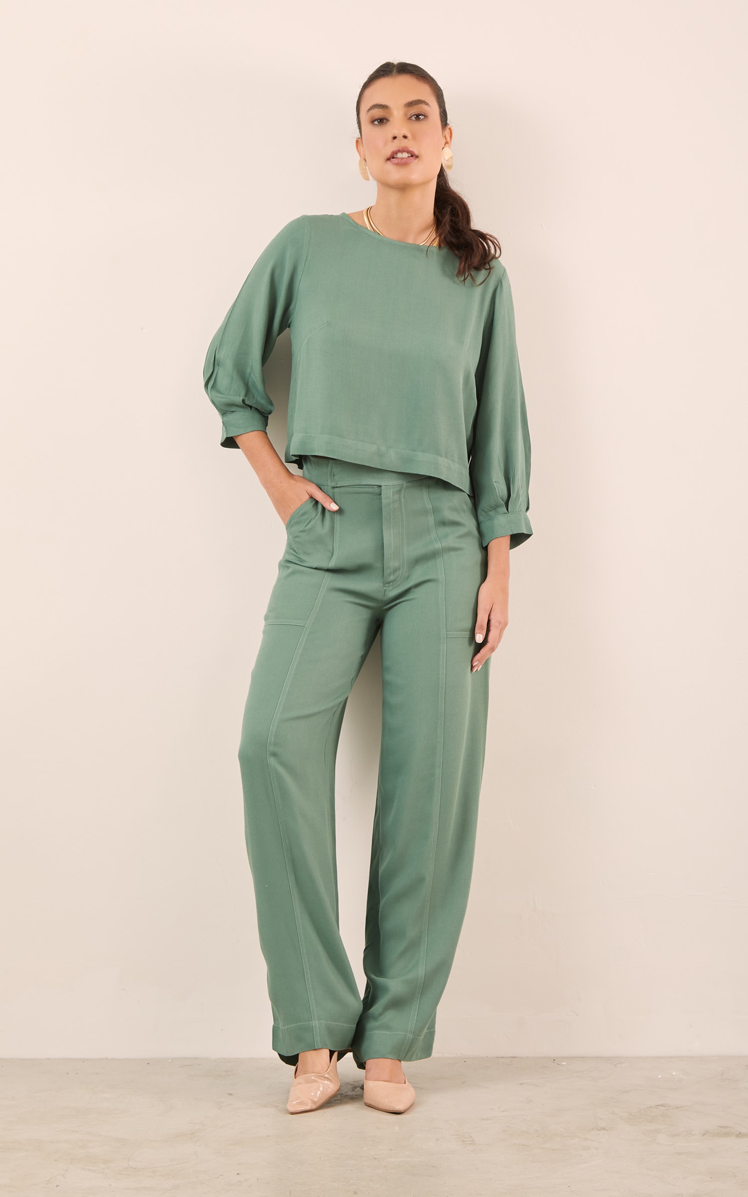 Blusa Gaia Verde