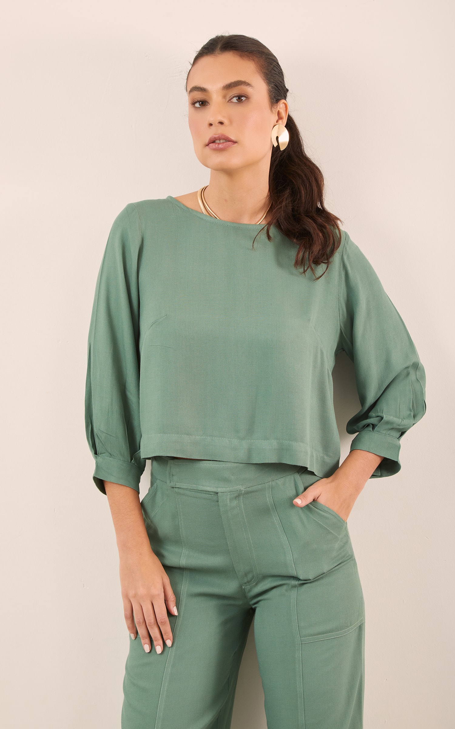Blusa Gaia Verde