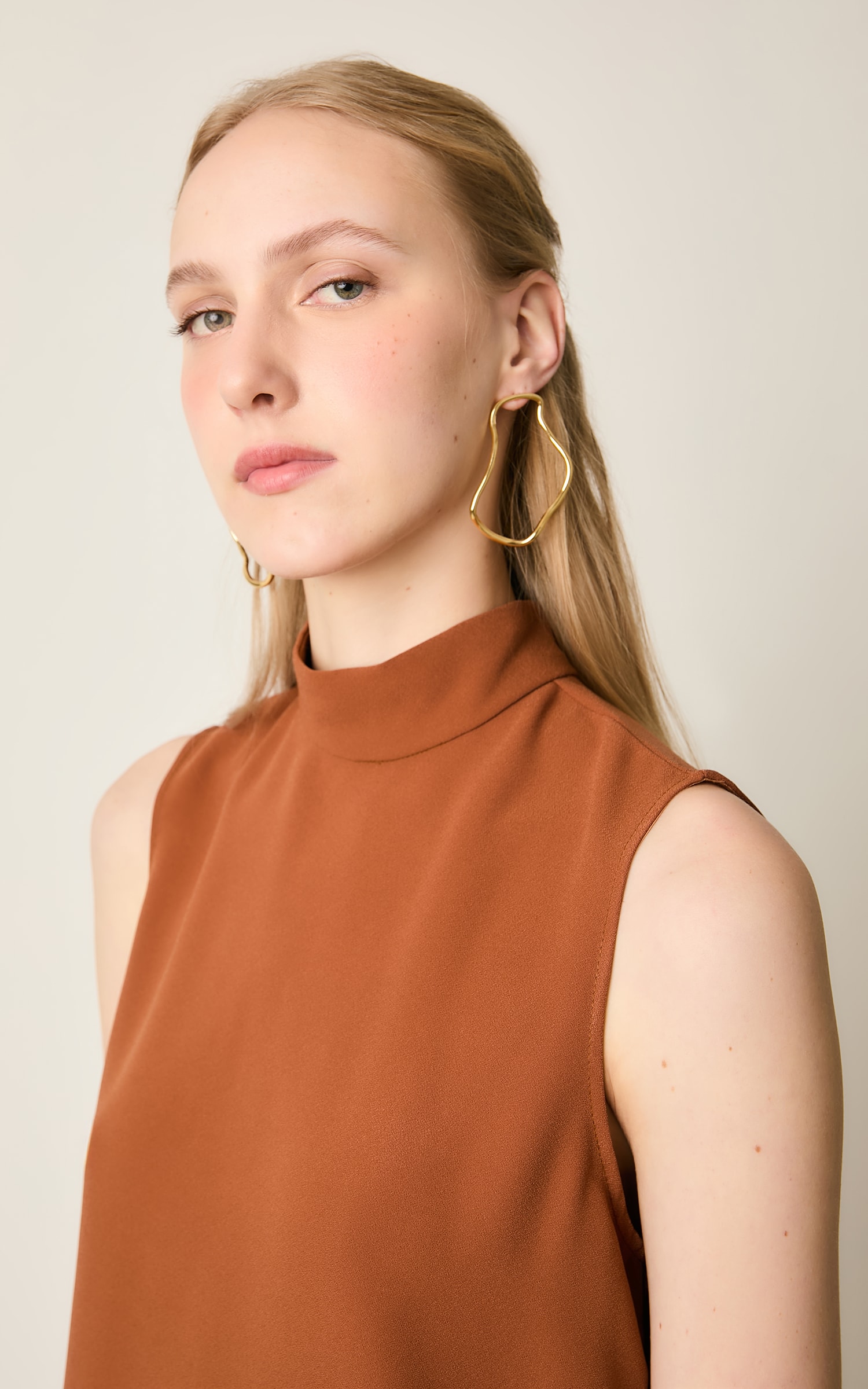 Blusa Gola Mountain Caqui