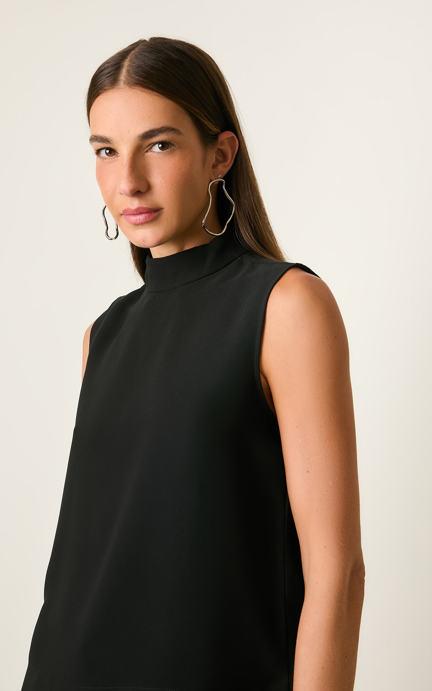 Blusa Gola Mountain Preto