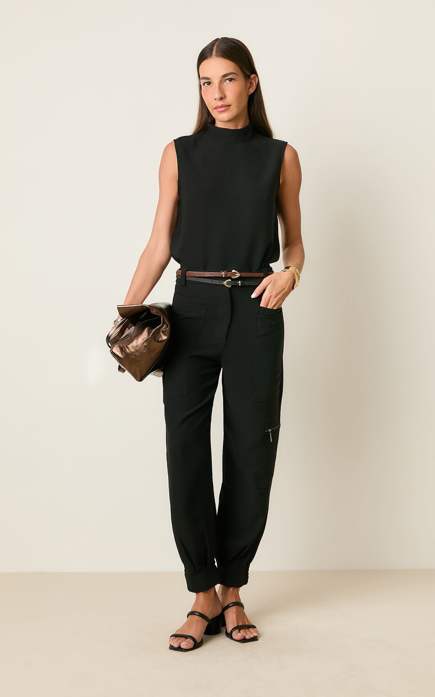 Blusa Gola Mountain Preto
