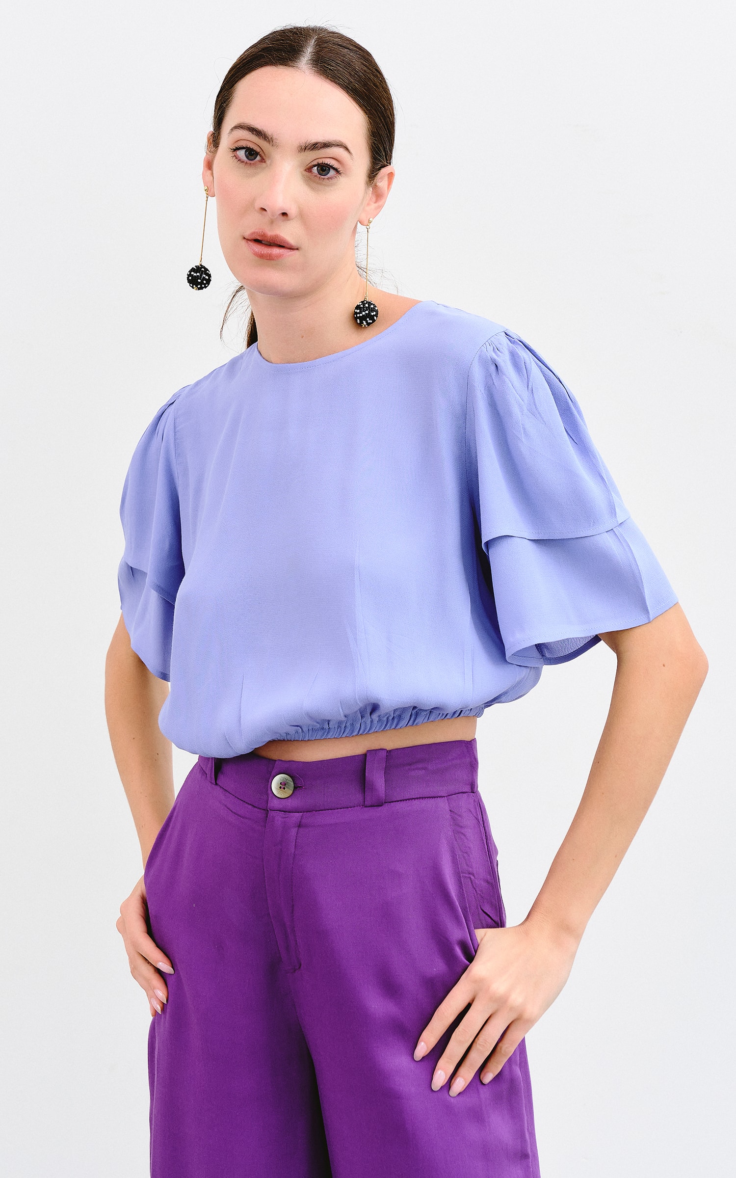 Blusa Harmonia Lavanda