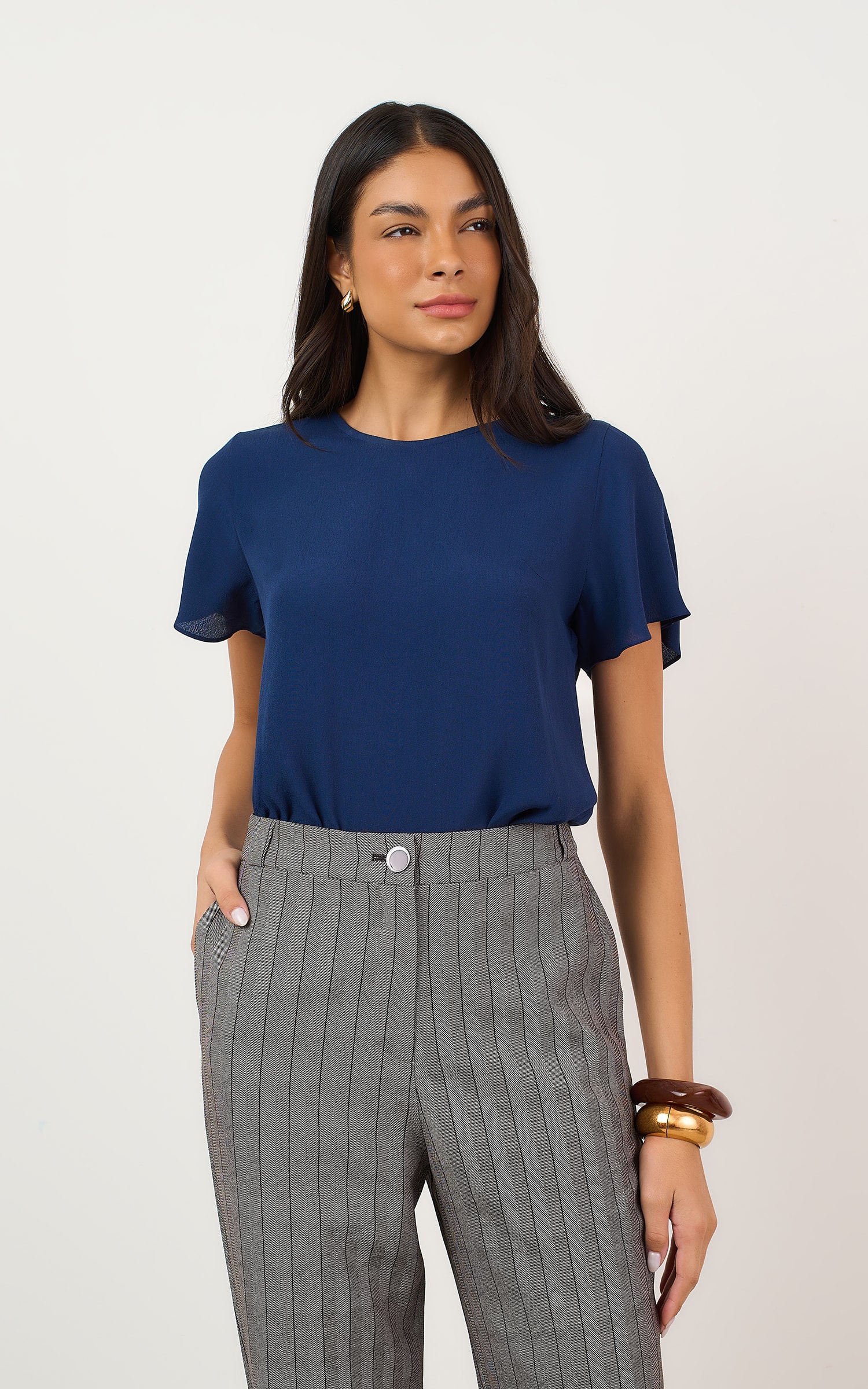 Blusa Iced Marinho