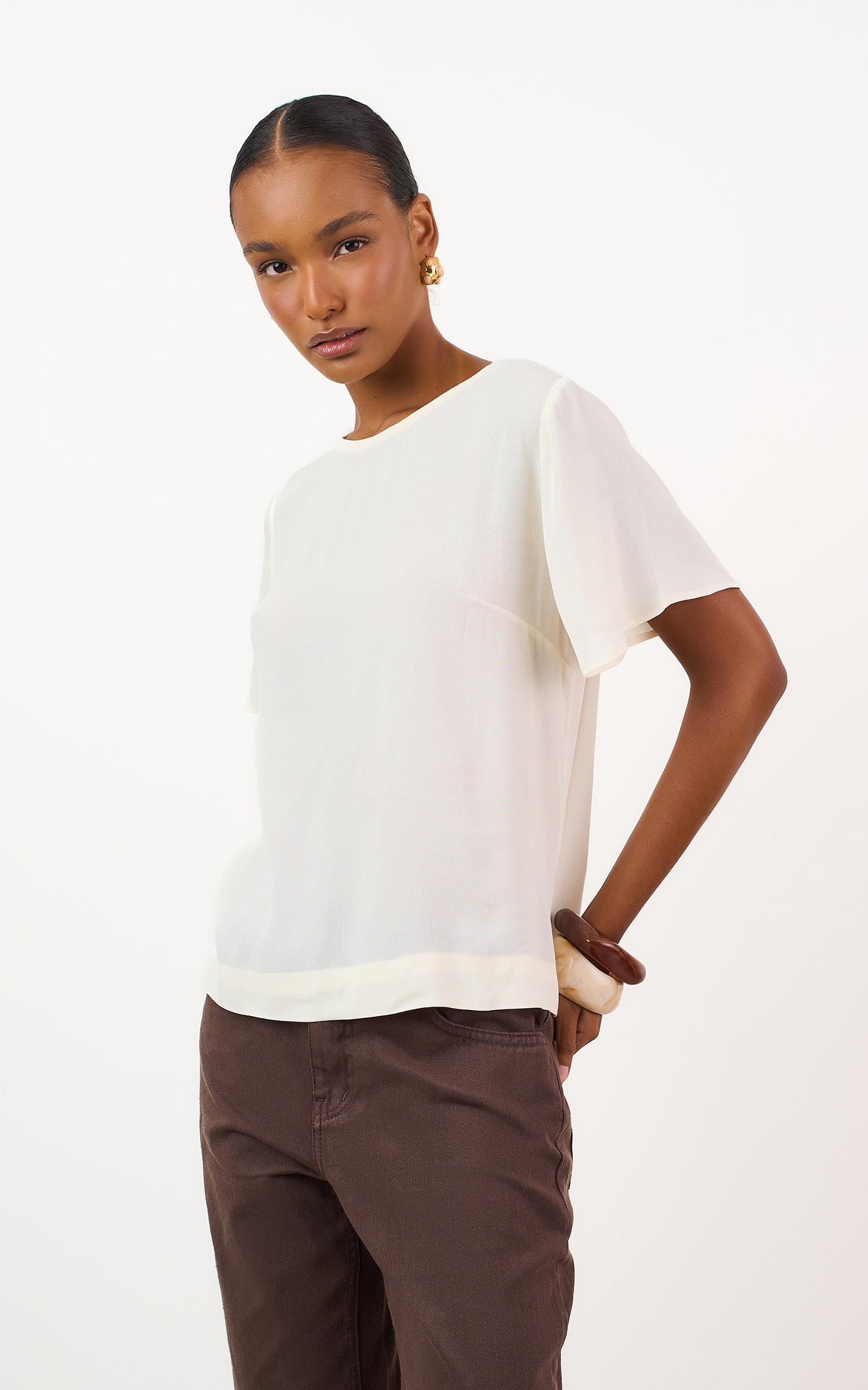 Blusa Iced Off White