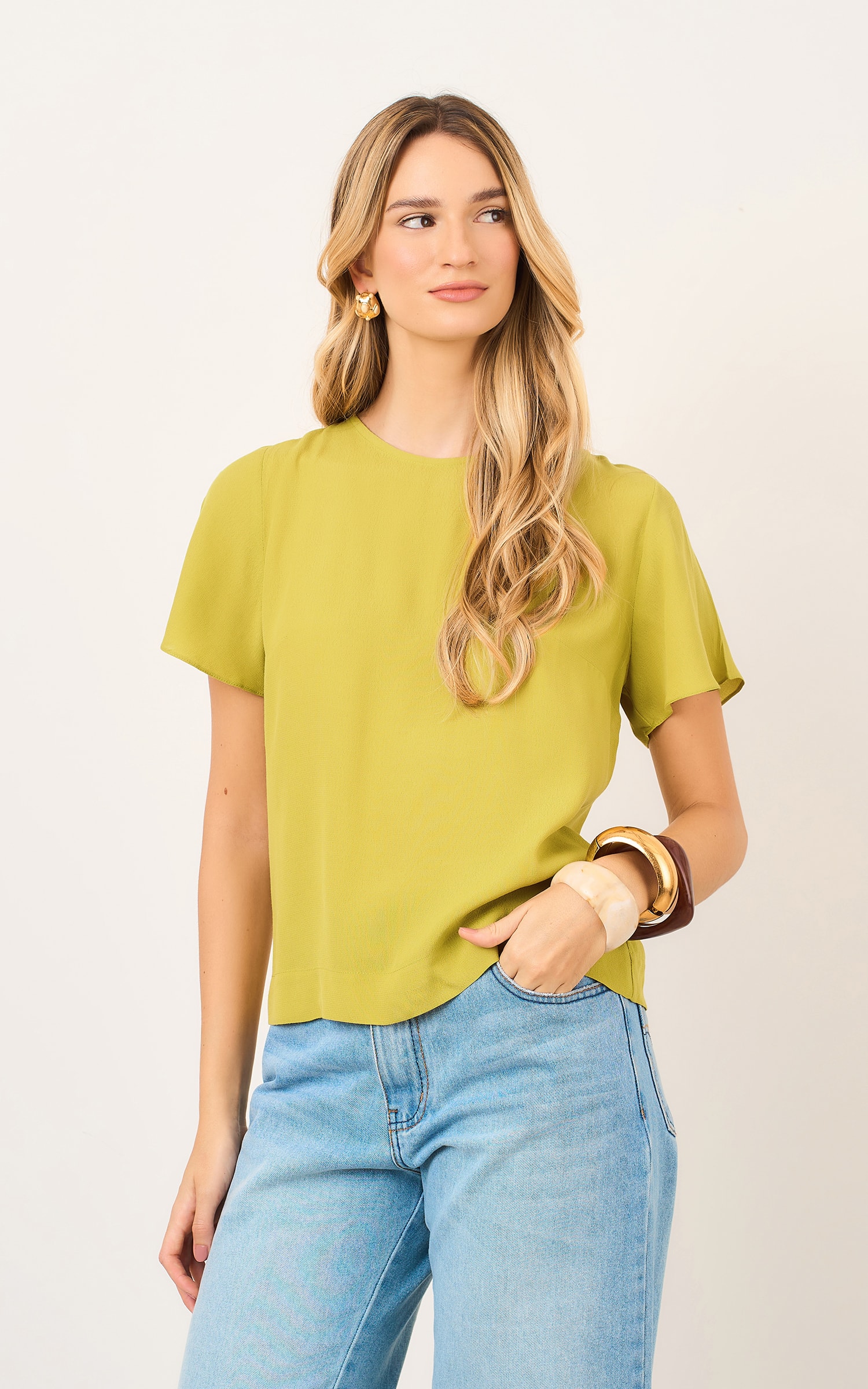 Blusa Iced Olive