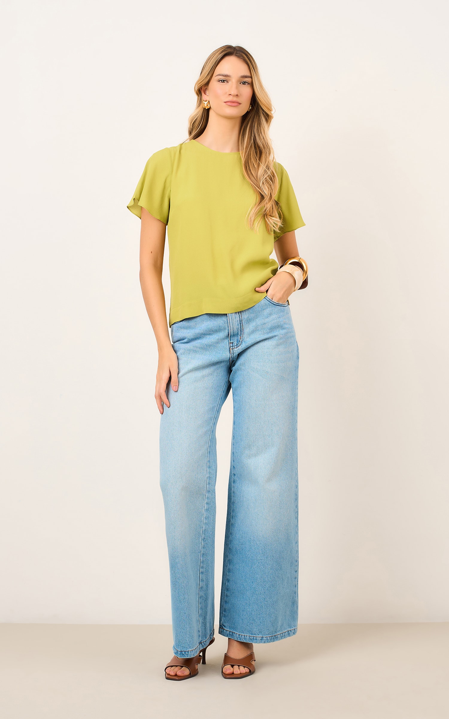 Blusa Iced Olive