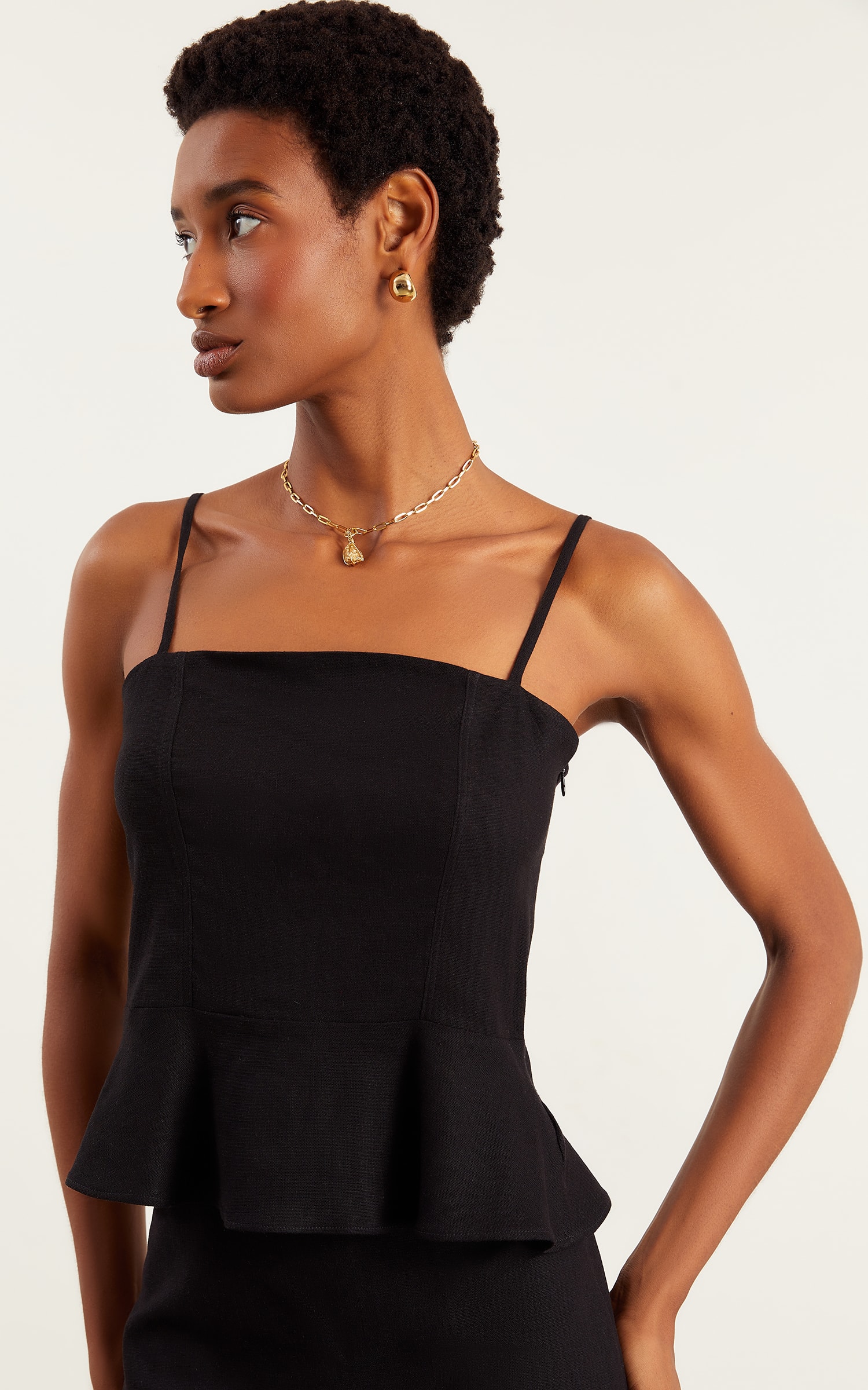 Blusa Inspirar Alongada Preto