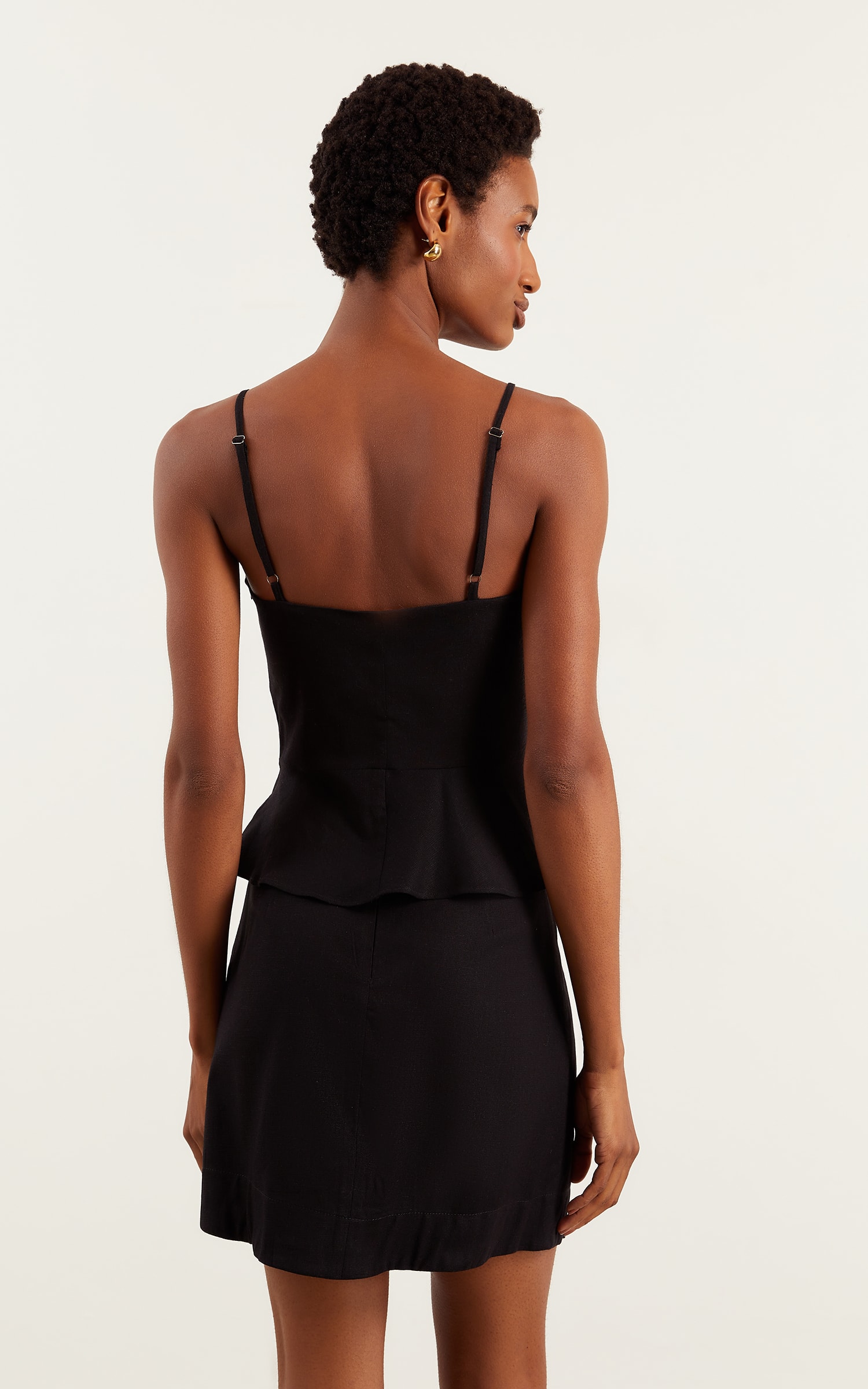 Blusa Inspirar Alongada Preto
