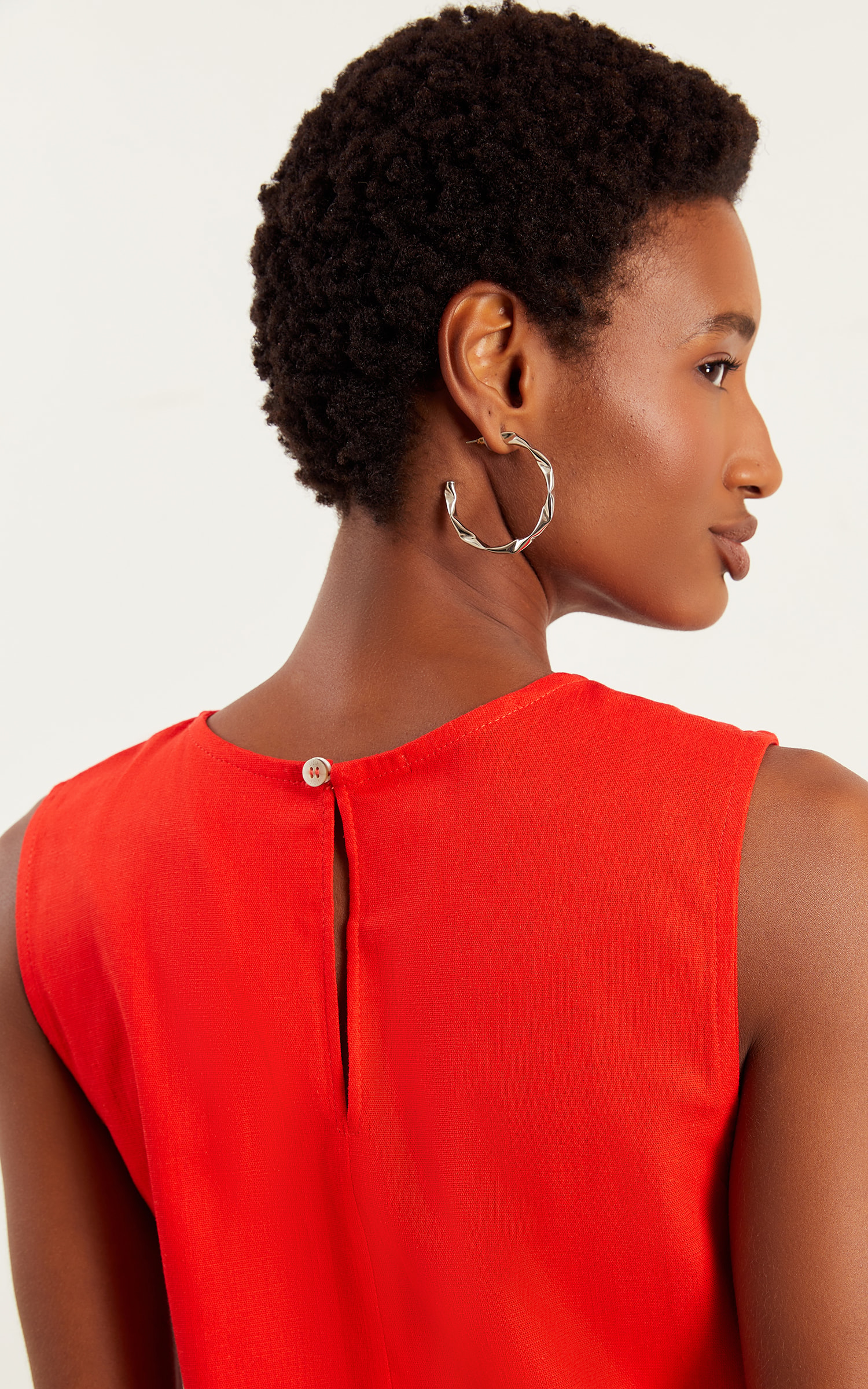 Blusa Inspirar Decote Canoa Vermelho