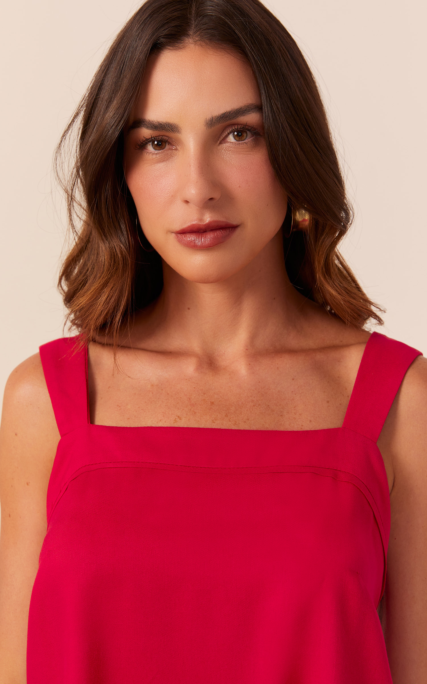 Blusa Leveza Basic Vermelho
