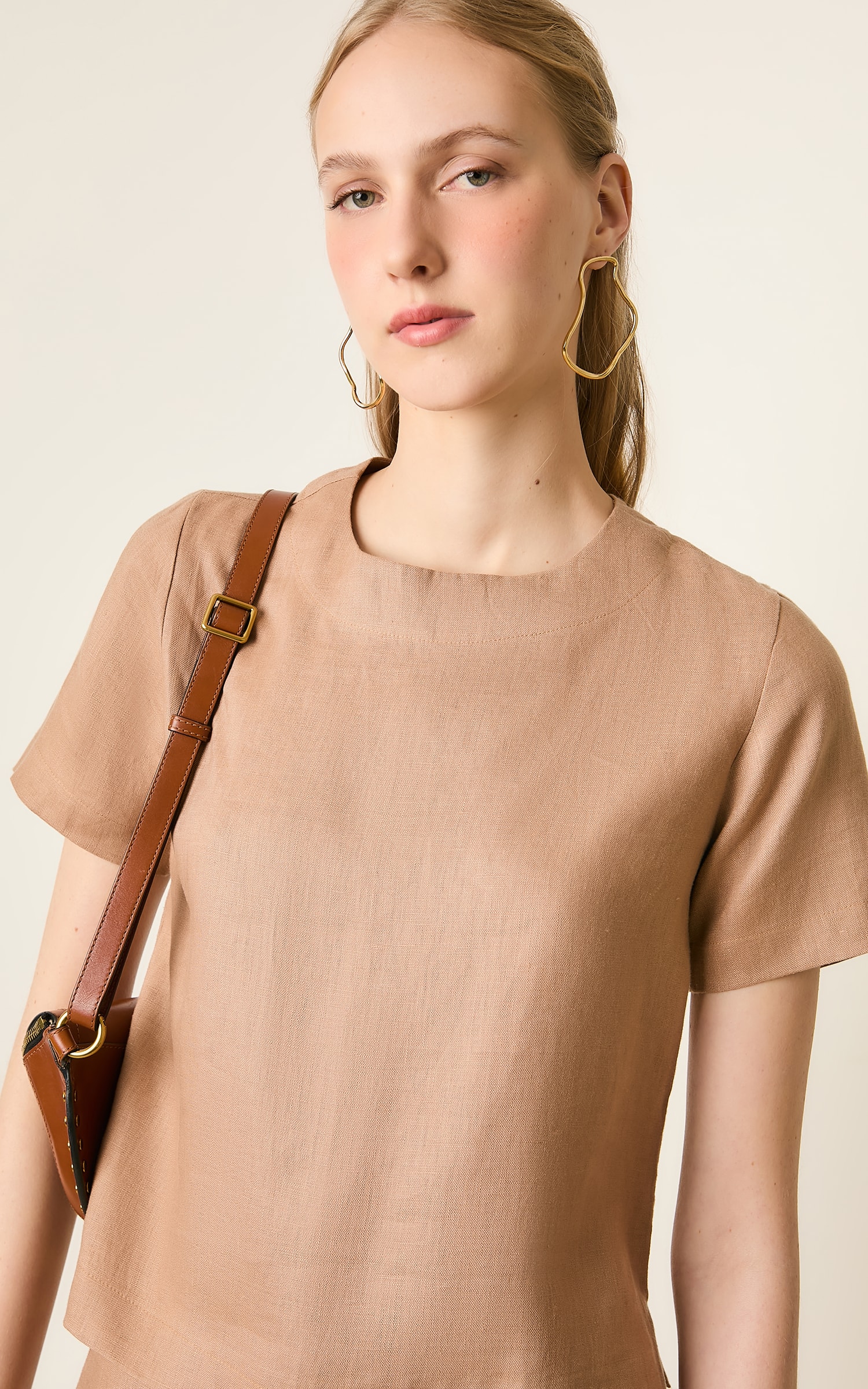 Blusa Linho Kind Caqui