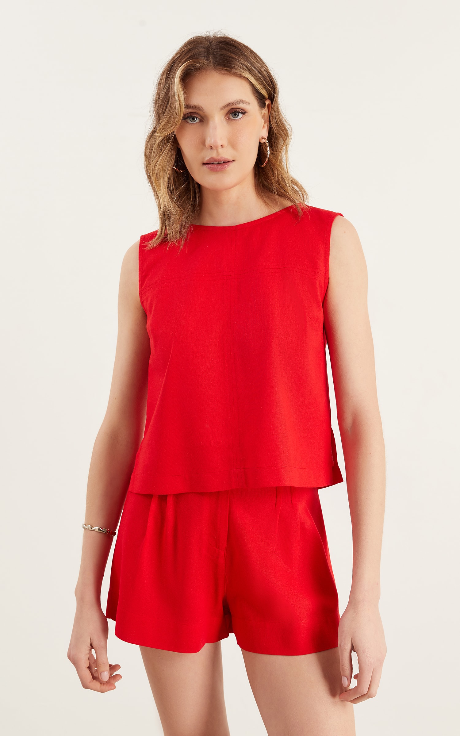 Blusa Linho Soul Vermelho
