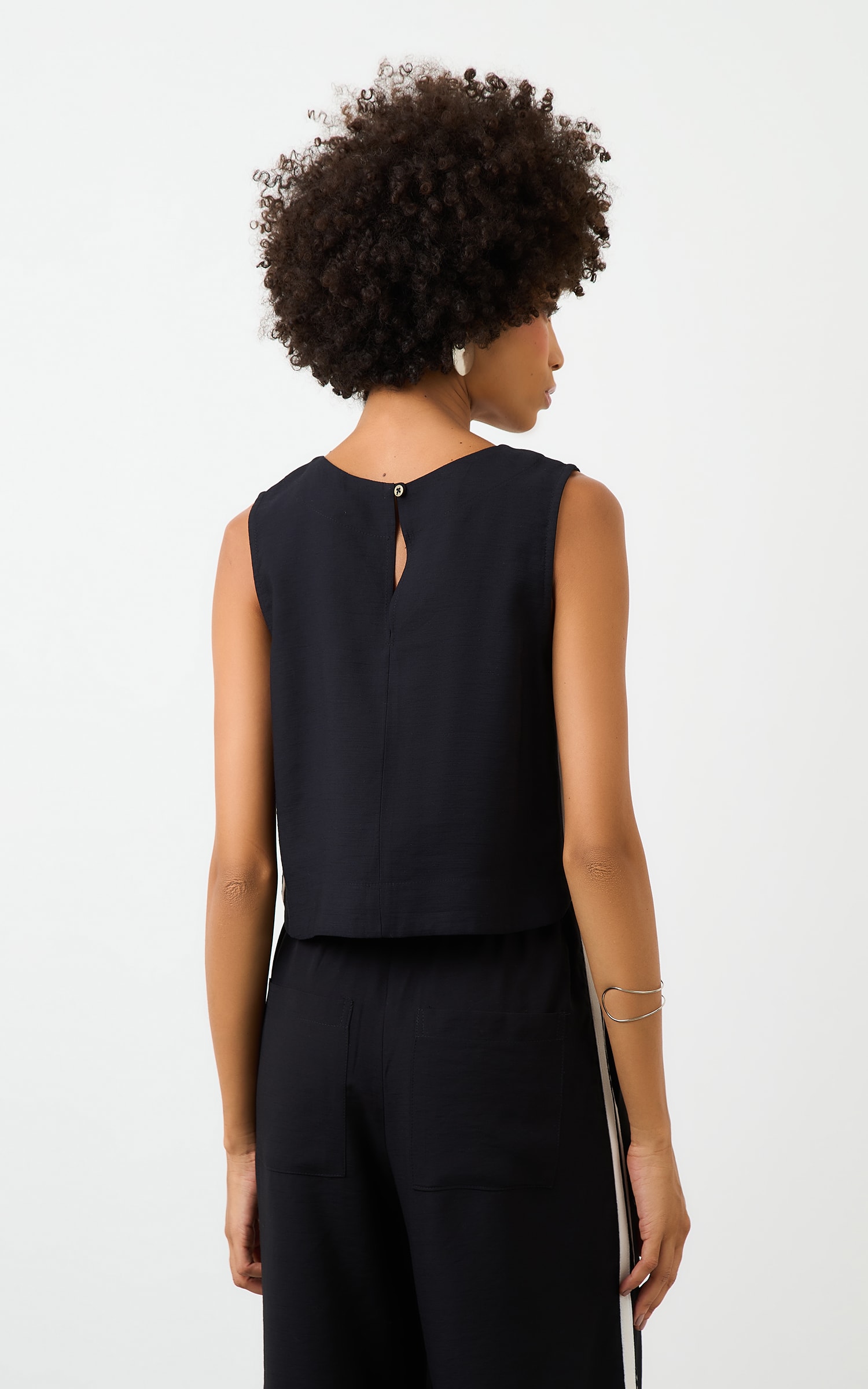 Blusa Listra Lateral Game Preto