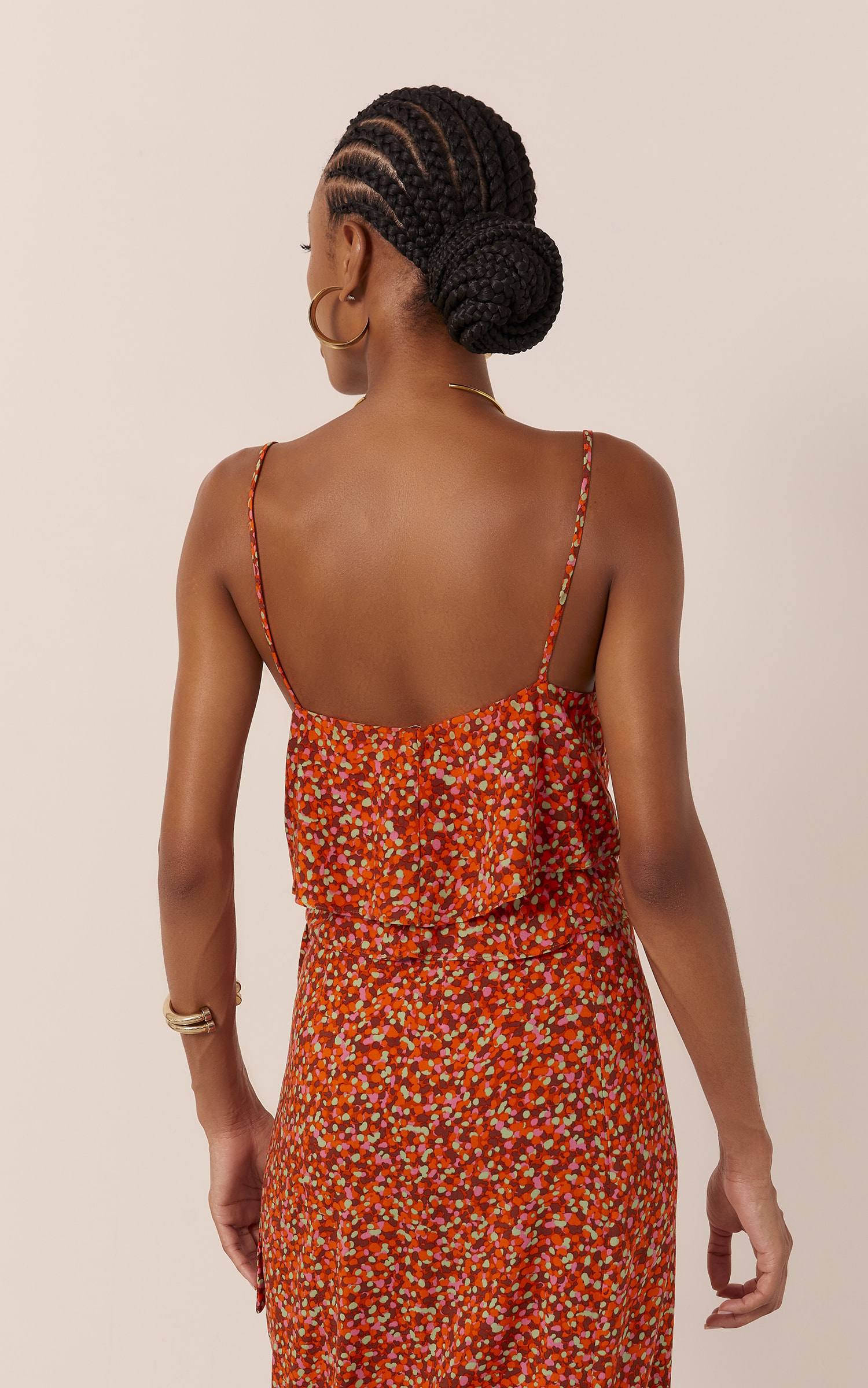 Blusa Lola Camadas Coral