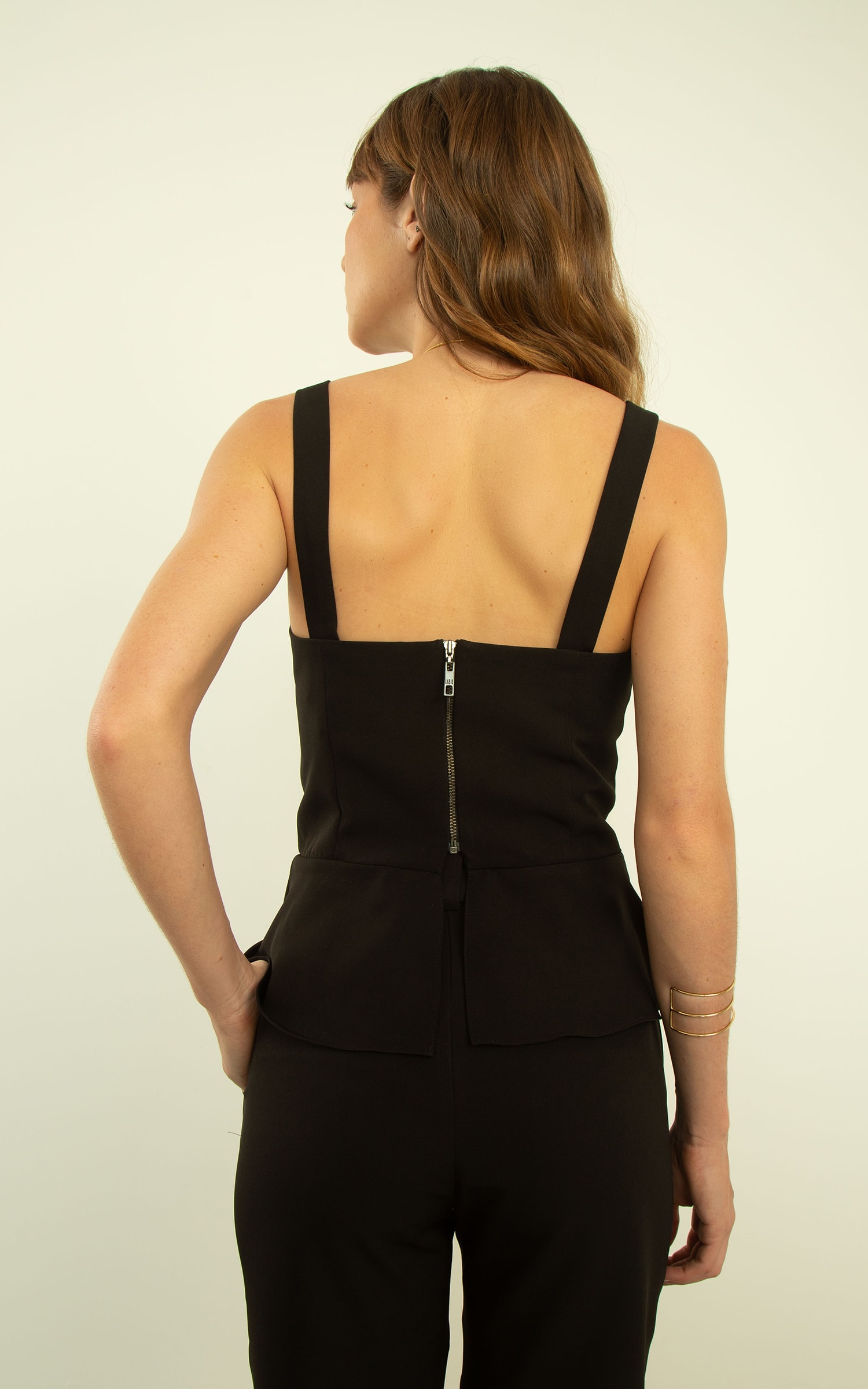 Blusa London Meia Taça Preto