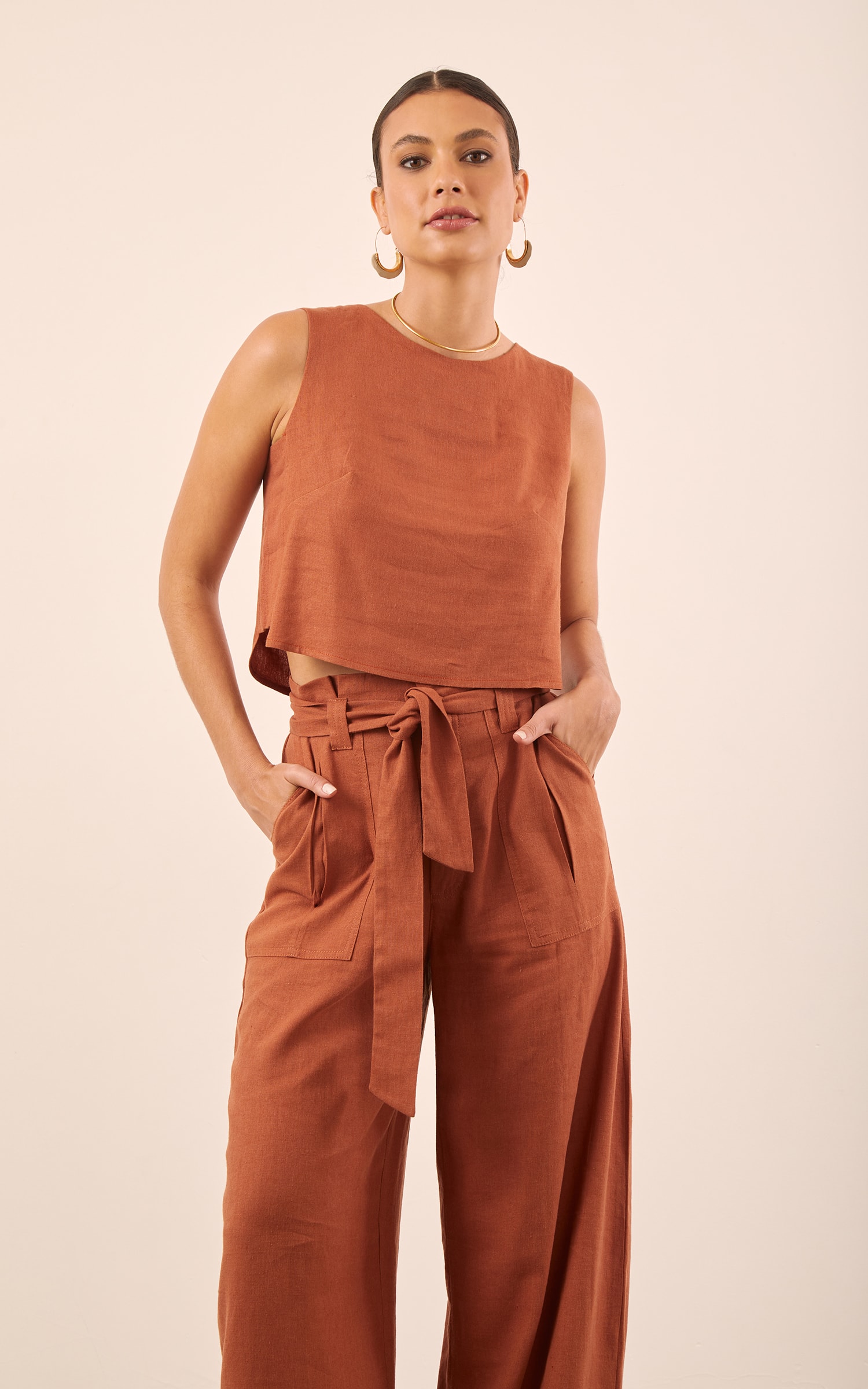 Blusa Lunar Caramelo
