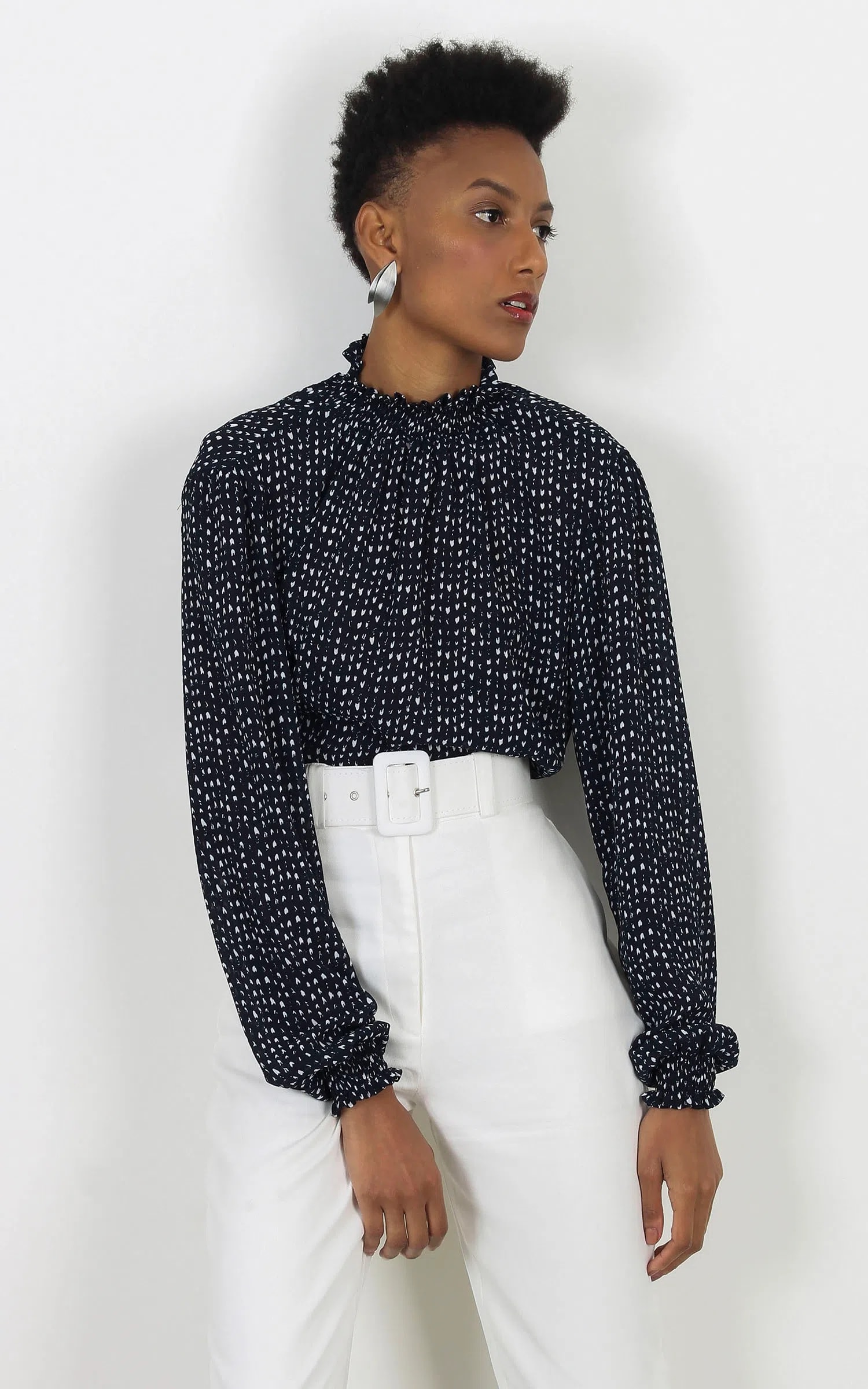Blusa Manga Longa Escamas