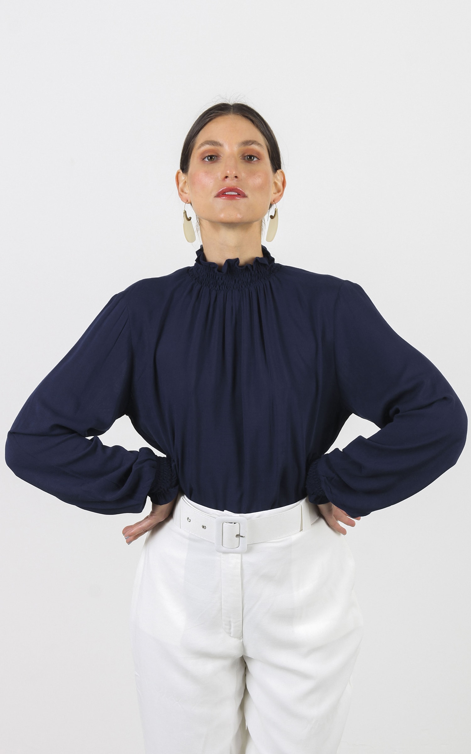 Blusa Manga Longa Gola San Marinho