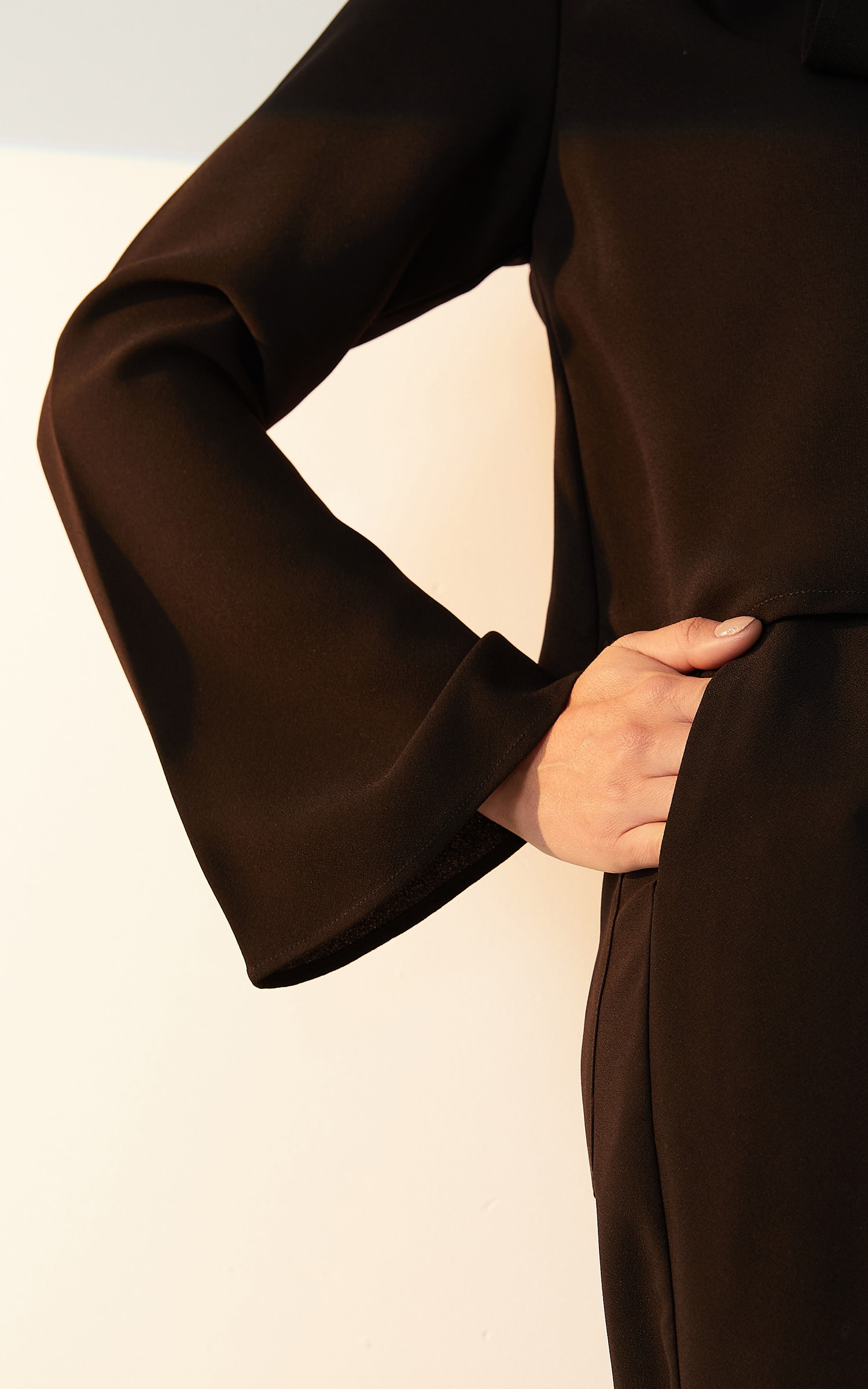 Blusa Manga Longa Sino Deluxe Preto