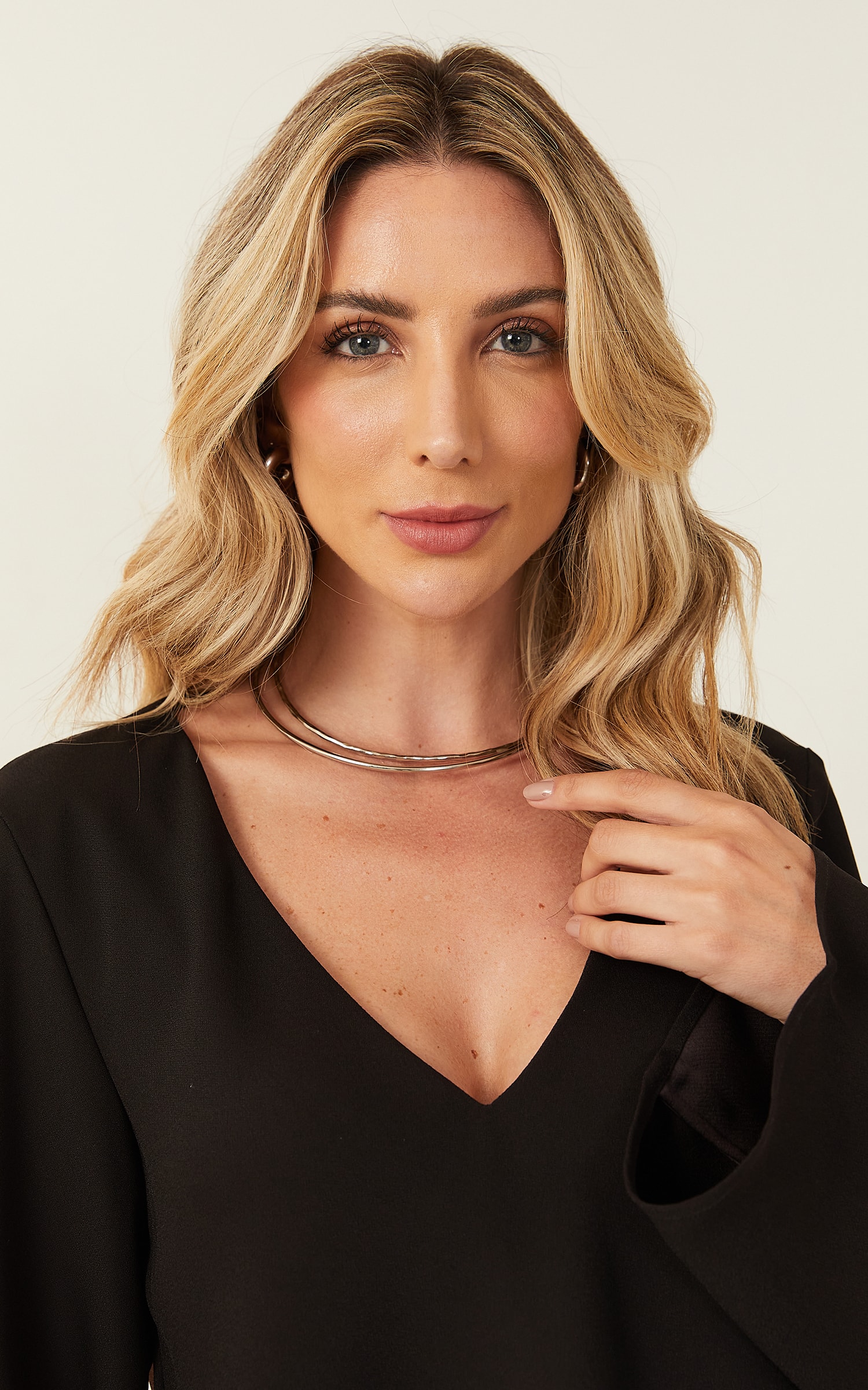 Blusa Manga Longa Sino Deluxe Preto