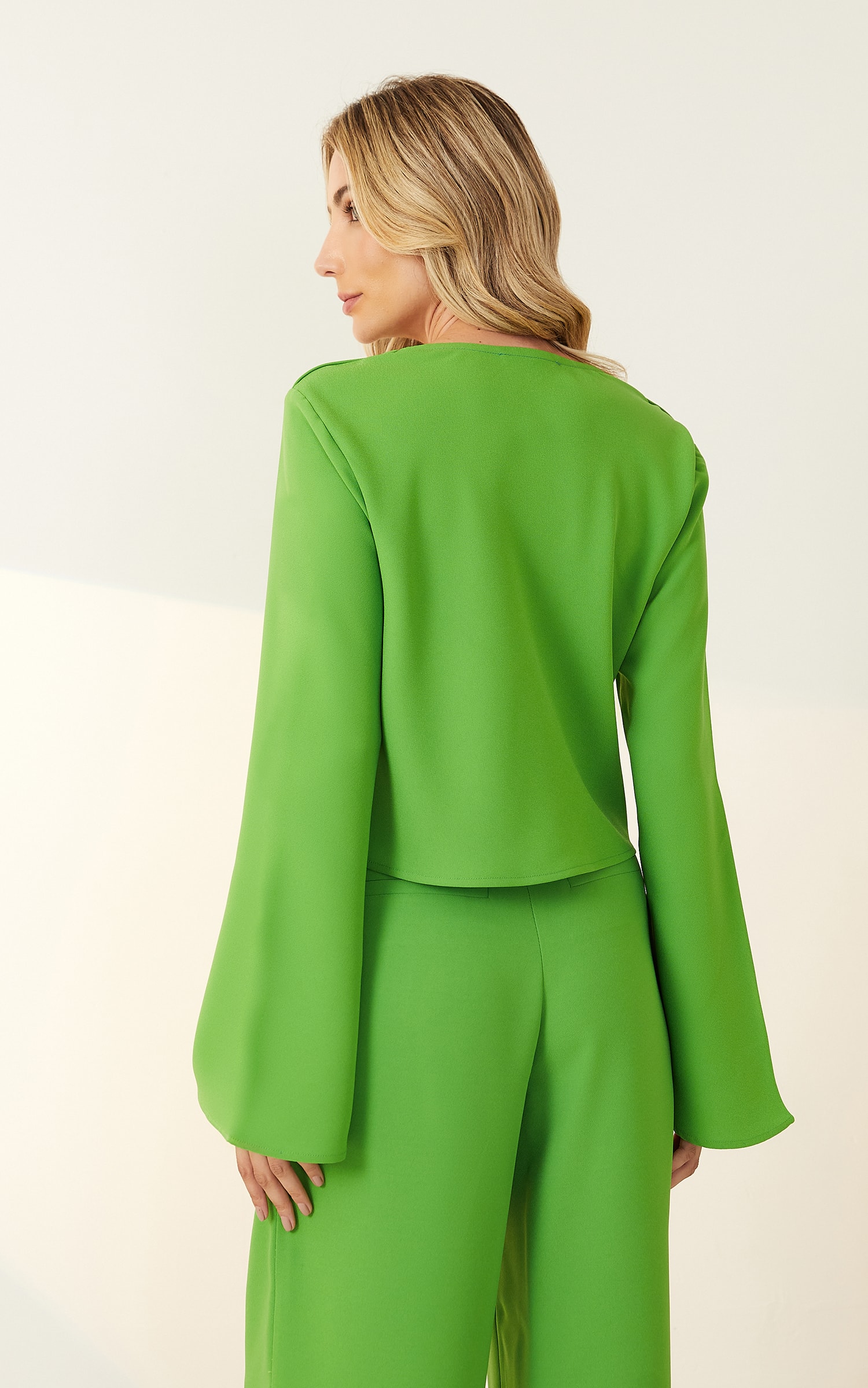Blusa Manga Longa Sino Deluxe Verde